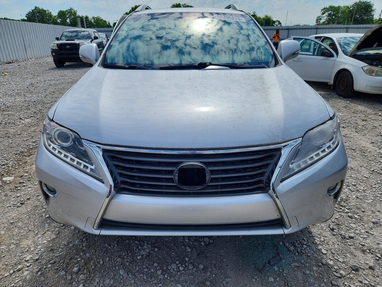 2013 Lexus Rx 350 Base Silver vin: 2T2BK1BA7DC222167