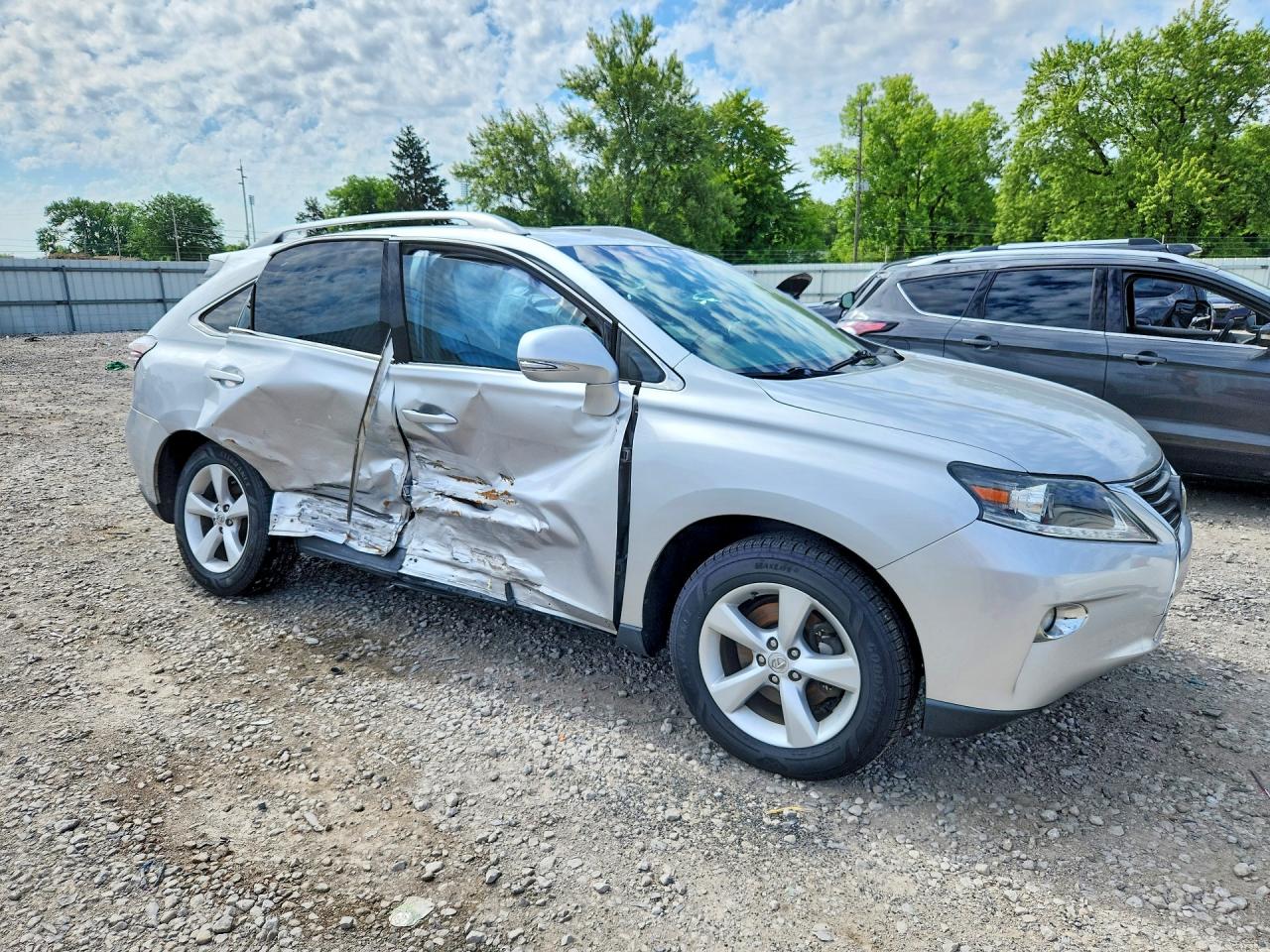 2013 Lexus Rx 350 Base Silver vin: 2T2BK1BA7DC222167