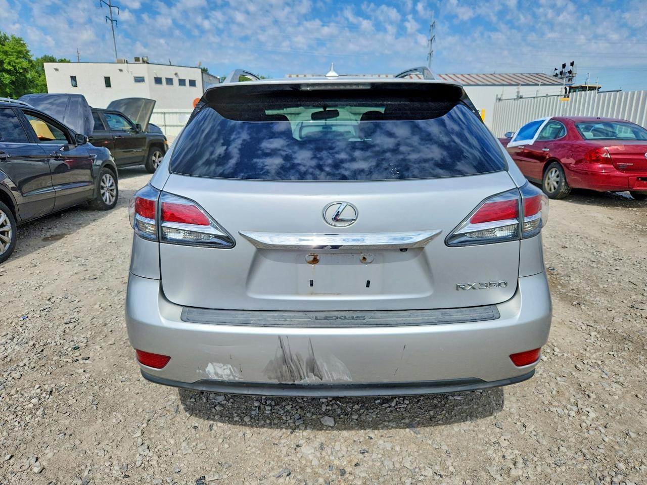 2013 Lexus Rx 350 Base Silver vin: 2T2BK1BA7DC222167