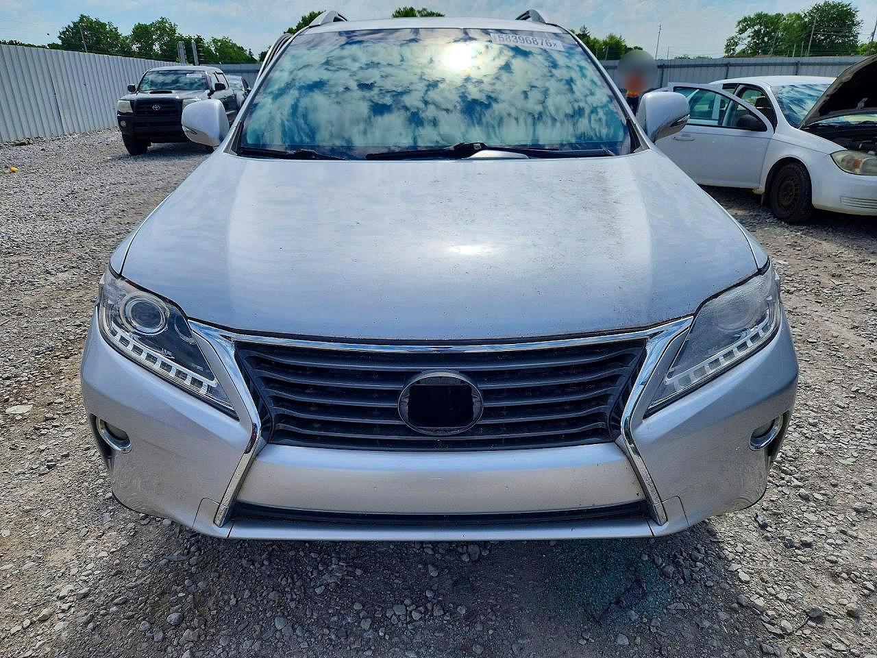 2013 Lexus Rx 350 Base Silver vin: 2T2BK1BA7DC222167