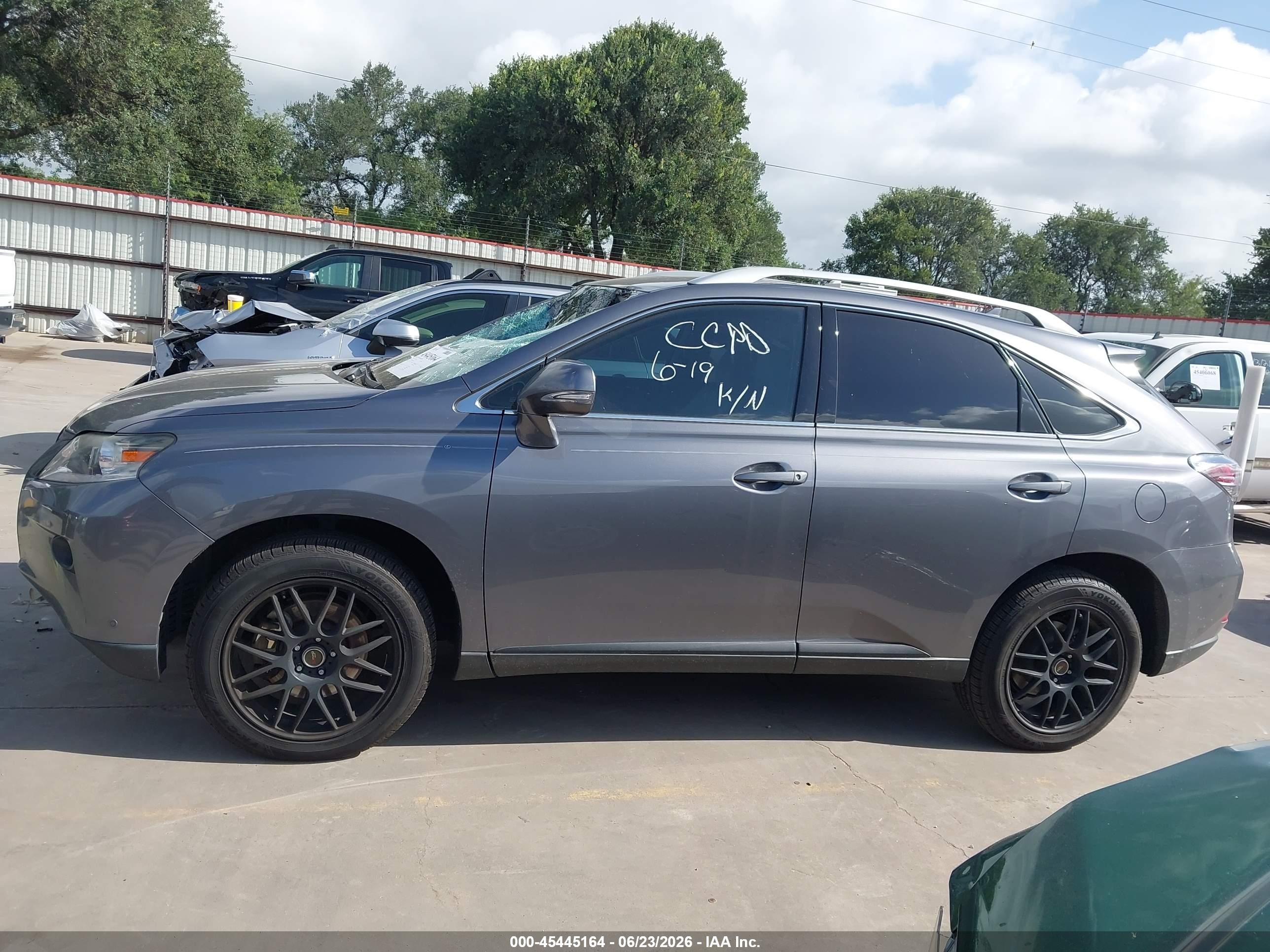 2013 Lexus Rx 350 Gray vin: 2T2BK1BA7DC222475