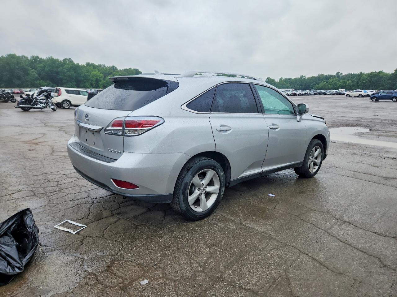 2013 Lexus Rx 350 Base Silver vin: 2T2BK1BA7DC225358
