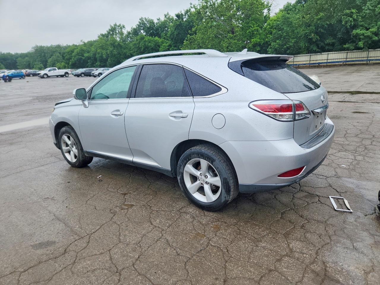 2013 Lexus Rx 350 Base Silver vin: 2T2BK1BA7DC225358