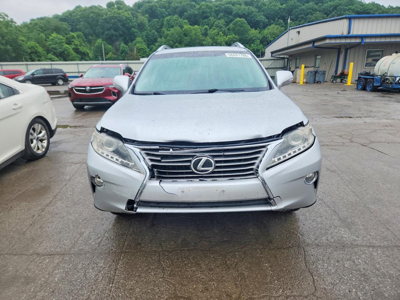 2013 Lexus Rx 350 Base Silver vin: 2T2BK1BA7DC225358