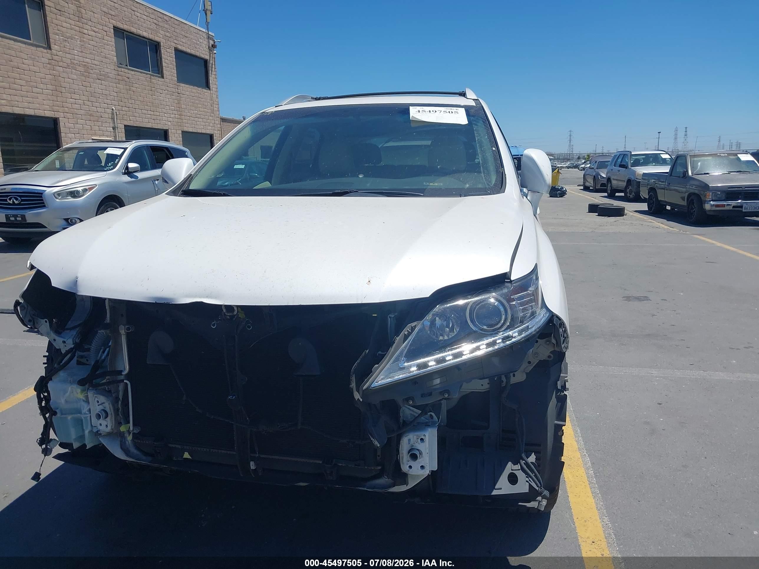 2014 Lexus Rx 350   White vin: 2T2BK1BA7EC227418