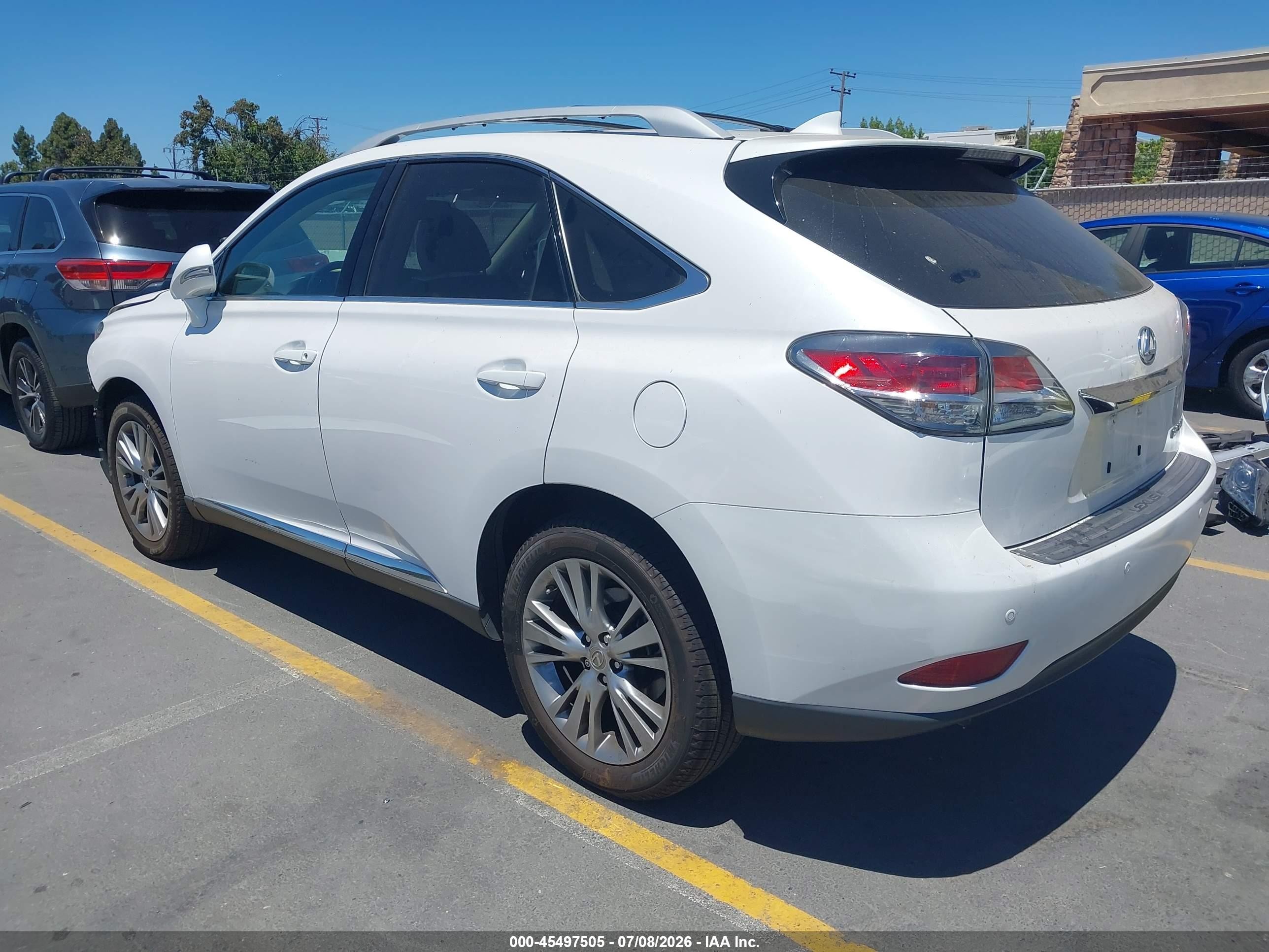 2014 Lexus Rx 350   White vin: 2T2BK1BA7EC227418