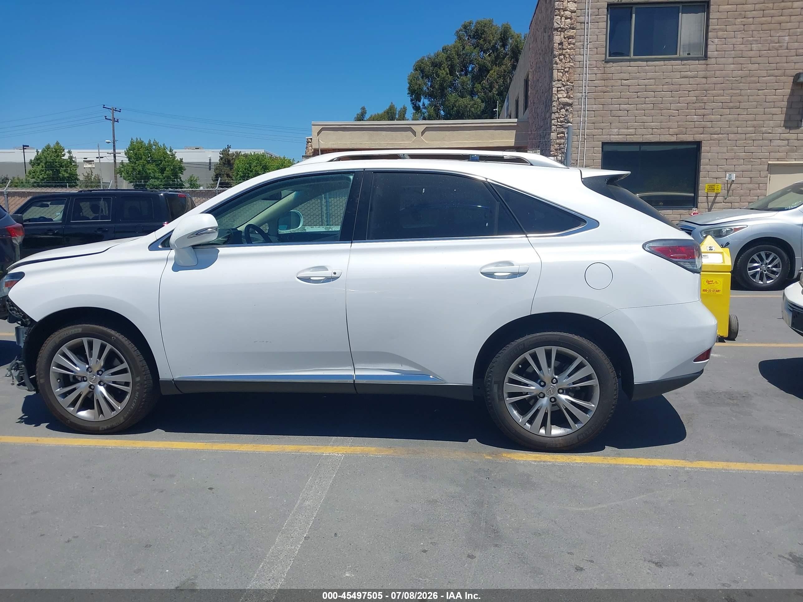 2014 Lexus Rx 350   White vin: 2T2BK1BA7EC227418