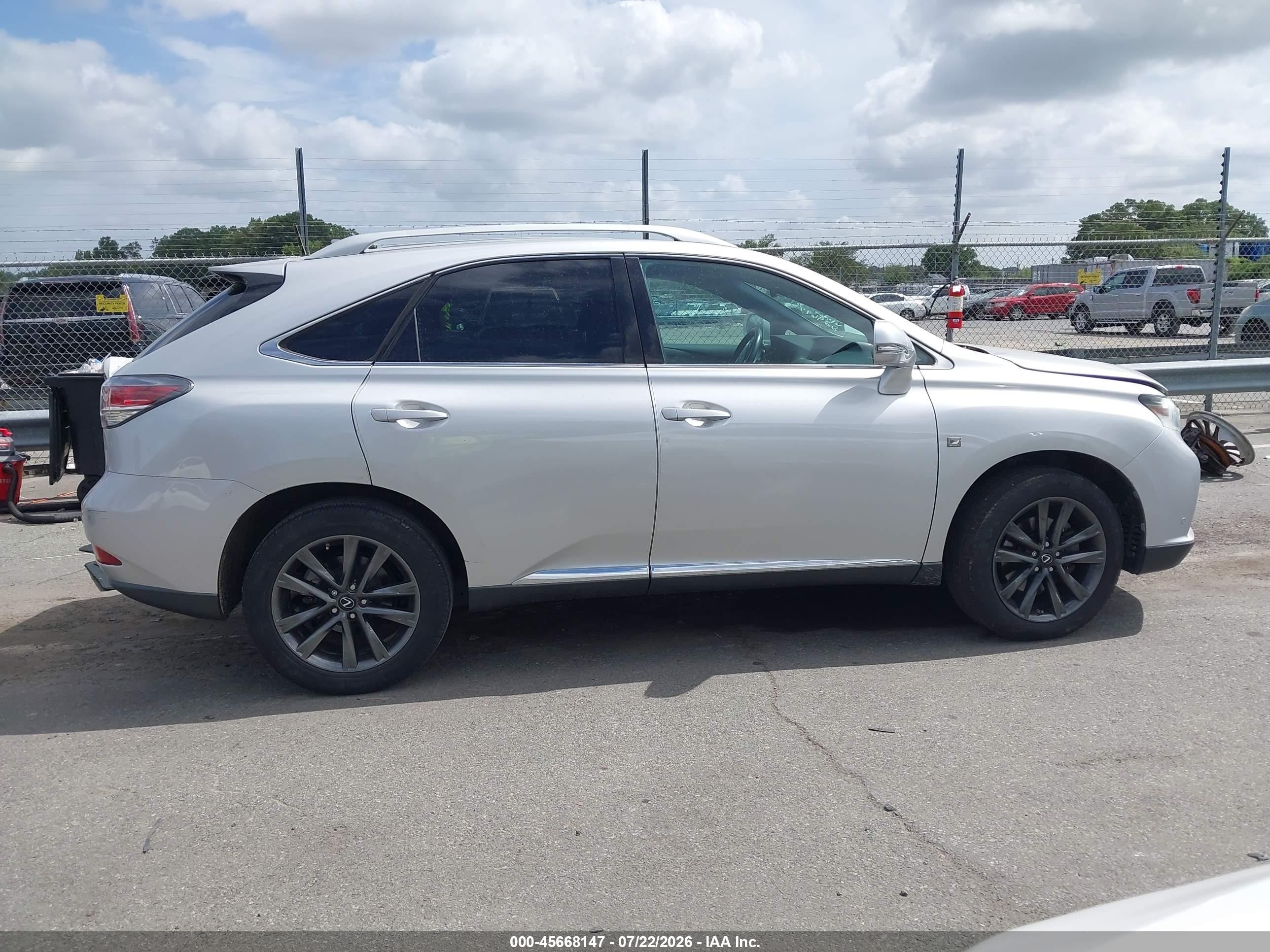 2014 Lexus Rx 350 F Sport Silver vin: 2T2BK1BA7EC229699