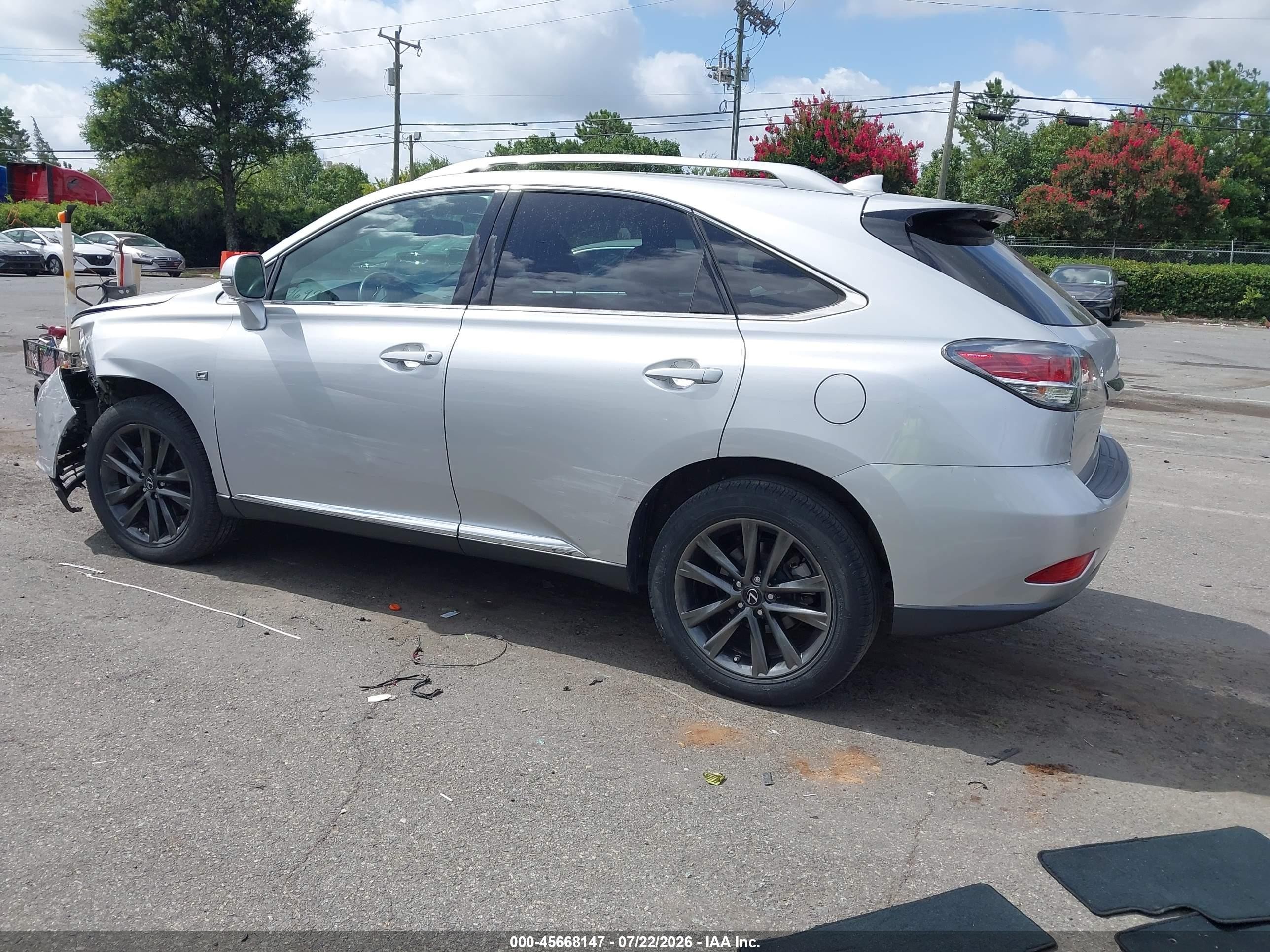 2014 Lexus Rx 350 F Sport Silver vin: 2T2BK1BA7EC229699