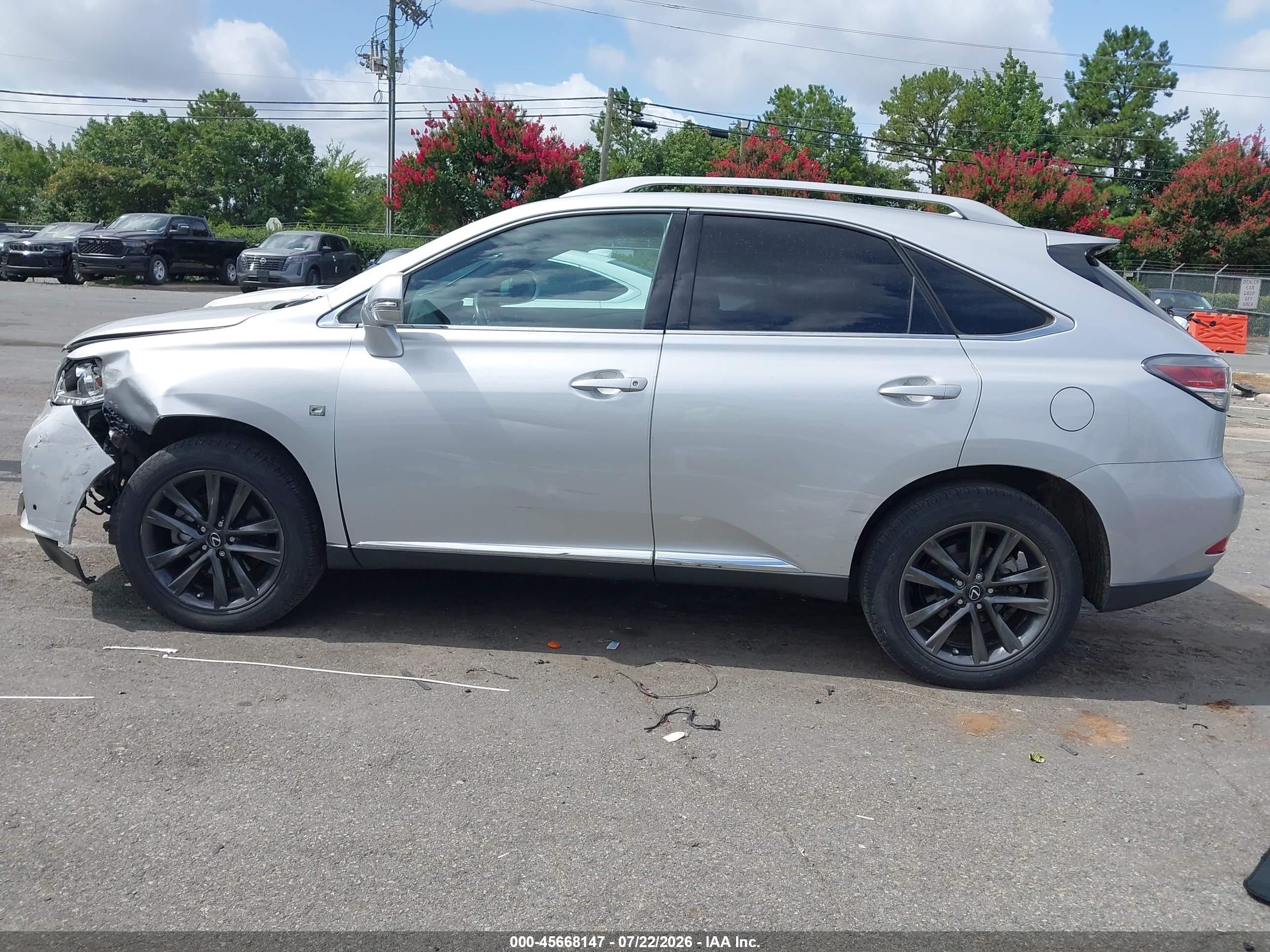 2014 Lexus Rx 350 F Sport Silver vin: 2T2BK1BA7EC229699