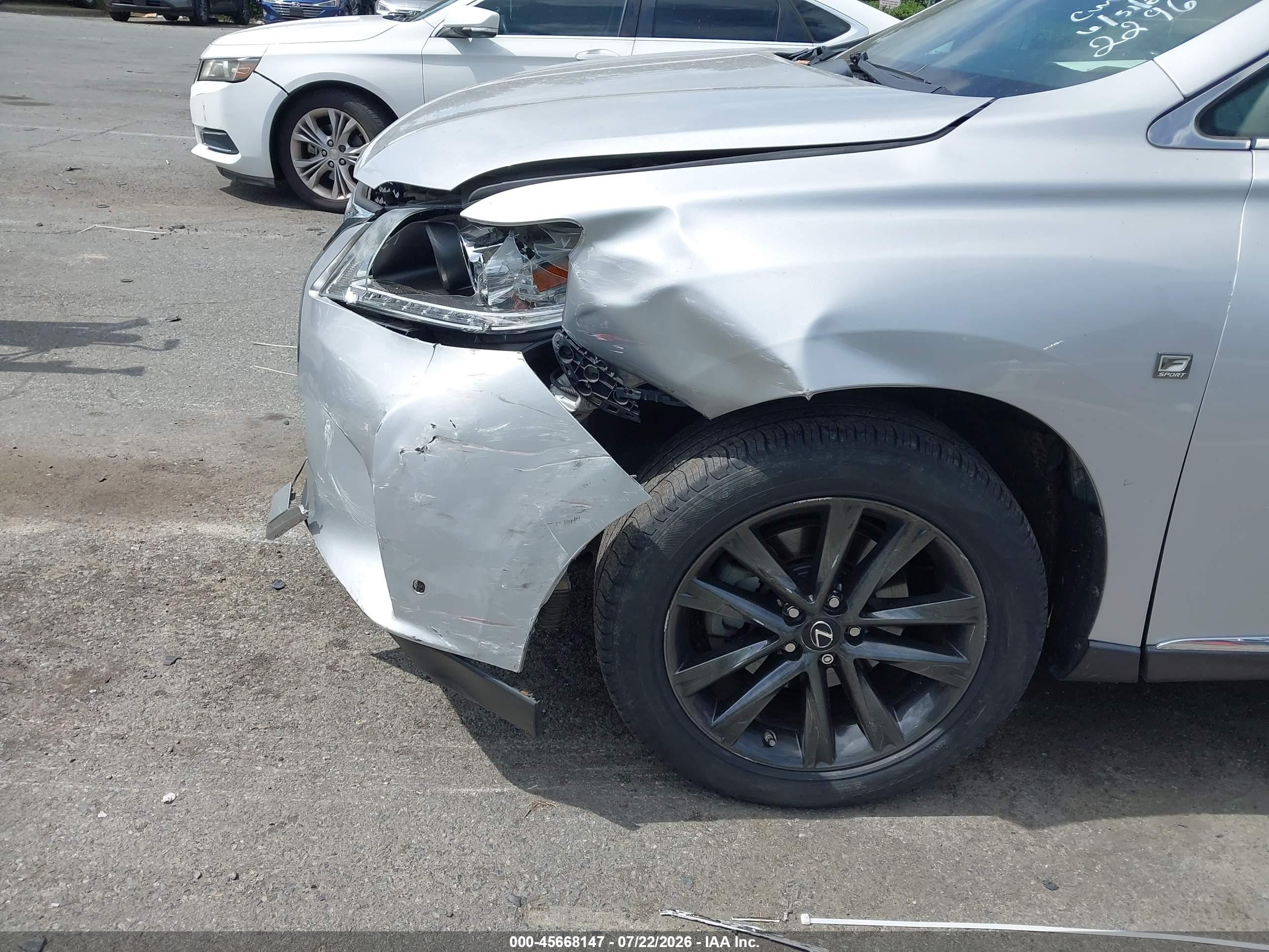 2014 Lexus Rx 350 F Sport Silver vin: 2T2BK1BA7EC229699