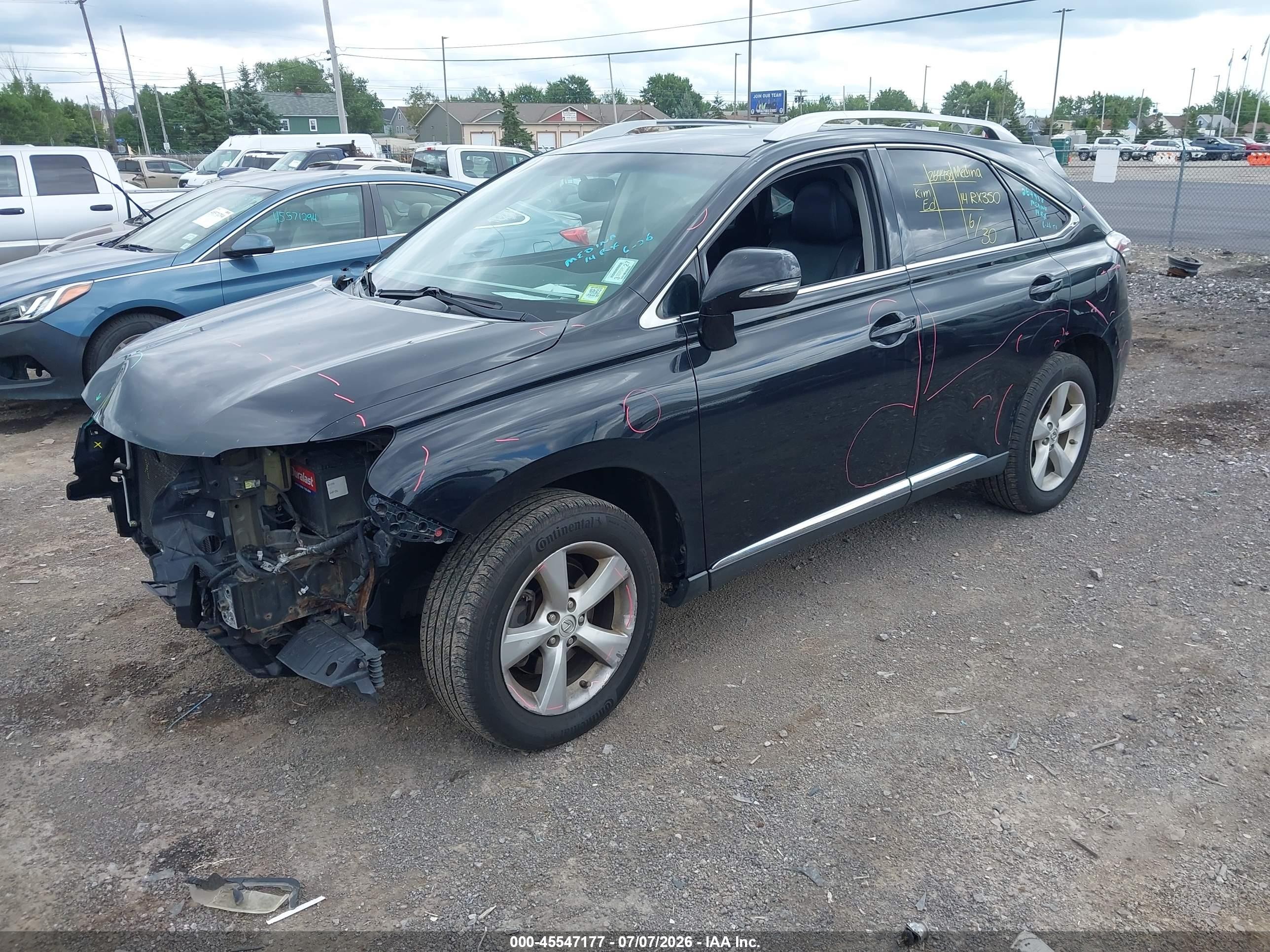 2014 Lexus Rx 350   Black vin: 2T2BK1BA7EC238595