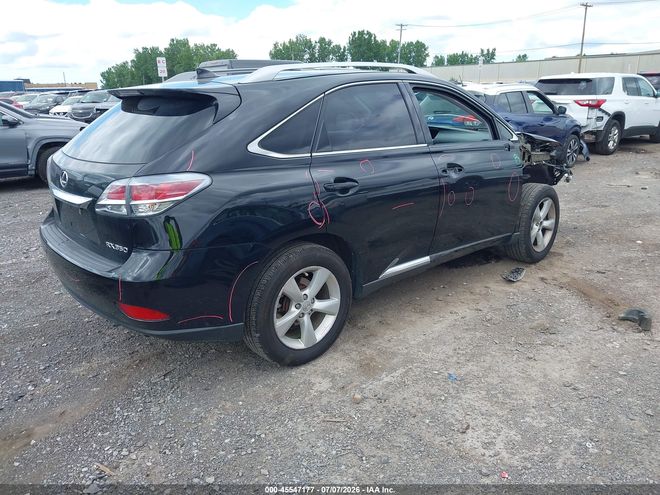 2014 Lexus Rx 350   Black vin: 2T2BK1BA7EC238595