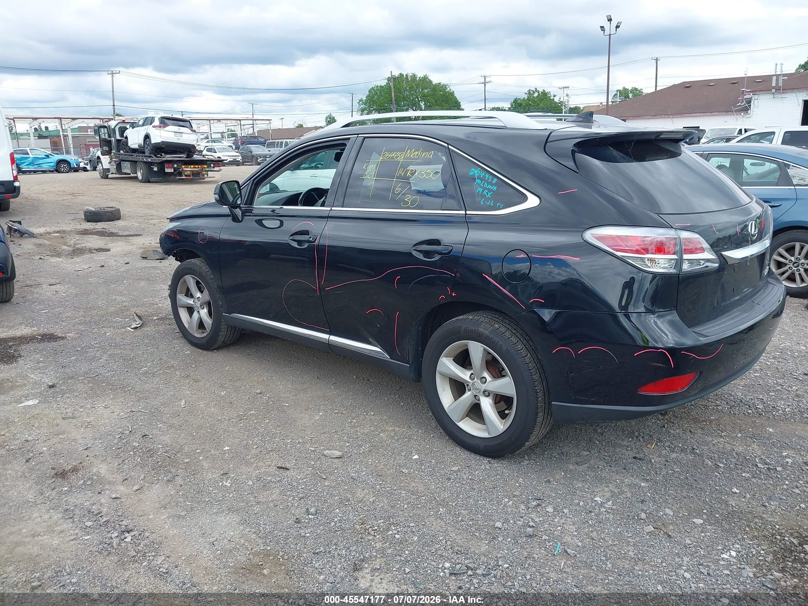 2014 Lexus Rx 350   Black vin: 2T2BK1BA7EC238595
