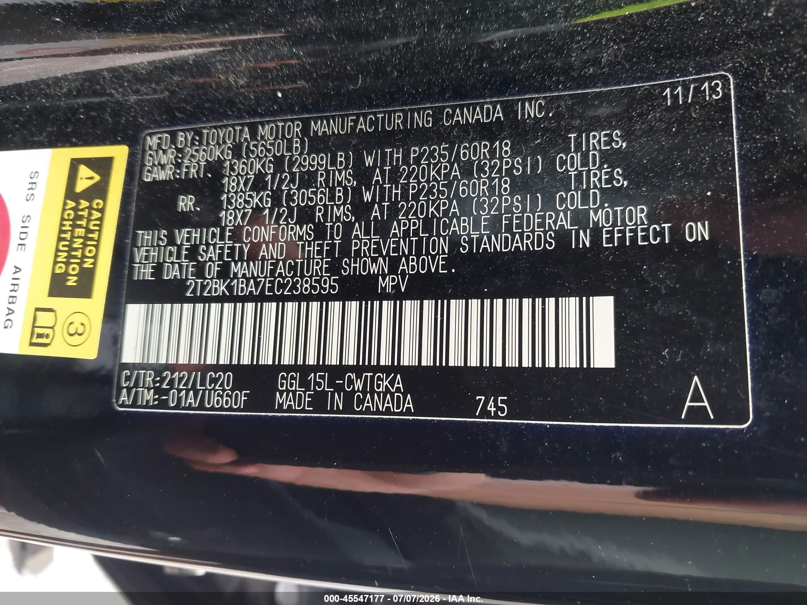2014 Lexus Rx 350   Black vin: 2T2BK1BA7EC238595