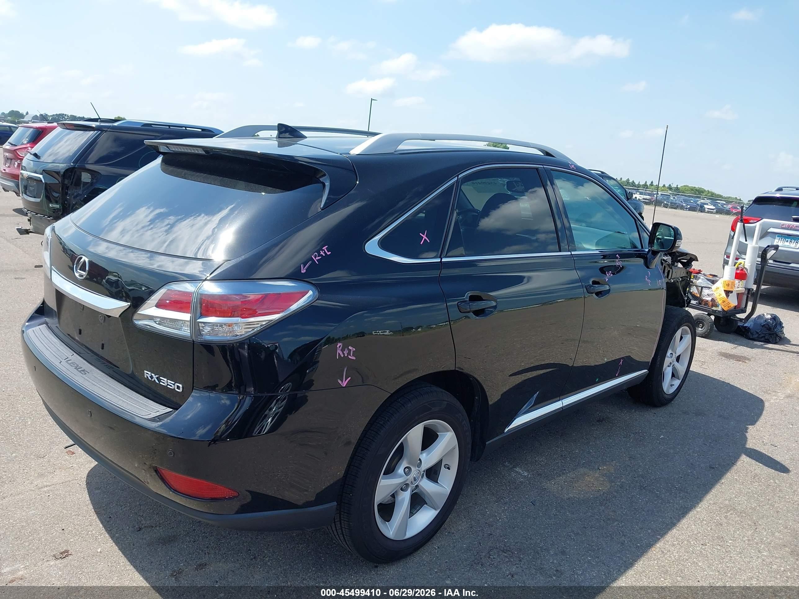 2014 Lexus Rx 350   Black vin: 2T2BK1BA7EC246857