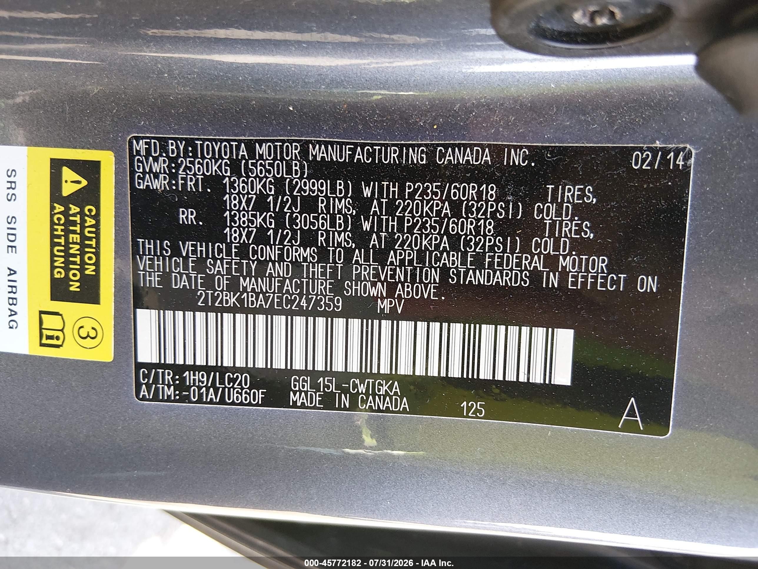 2014 Lexus Rx 350   Gray vin: 2T2BK1BA7EC247359