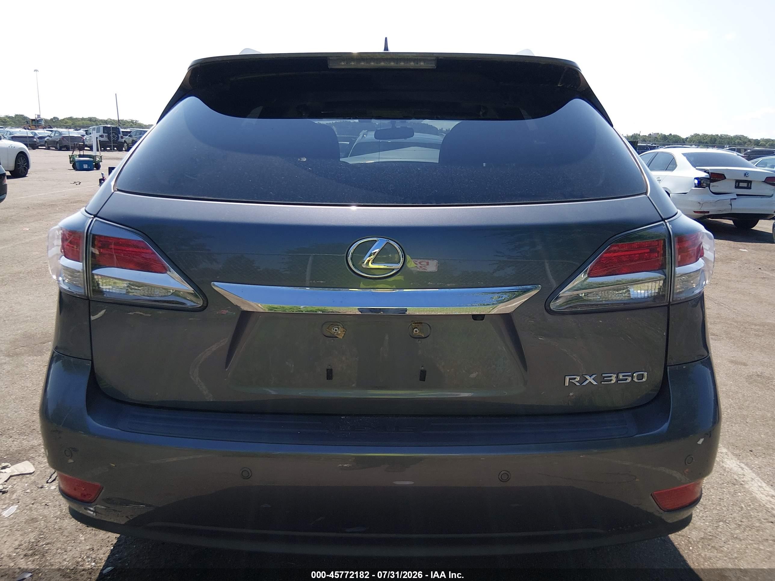 2014 Lexus Rx 350   Gray vin: 2T2BK1BA7EC247359