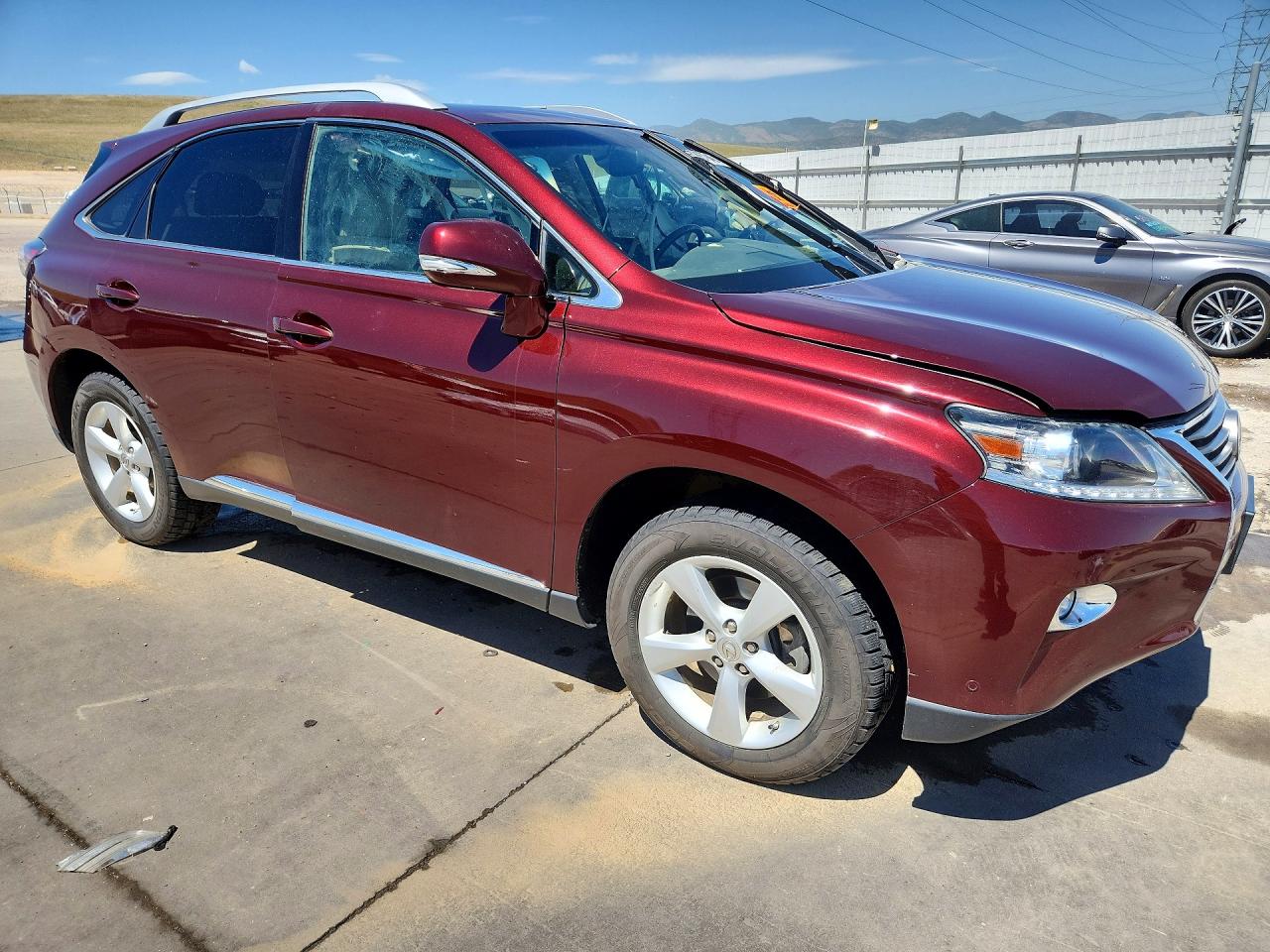 2015 Lexus Rx 350 Base Burgundy vin: 2T2BK1BA7FC275938