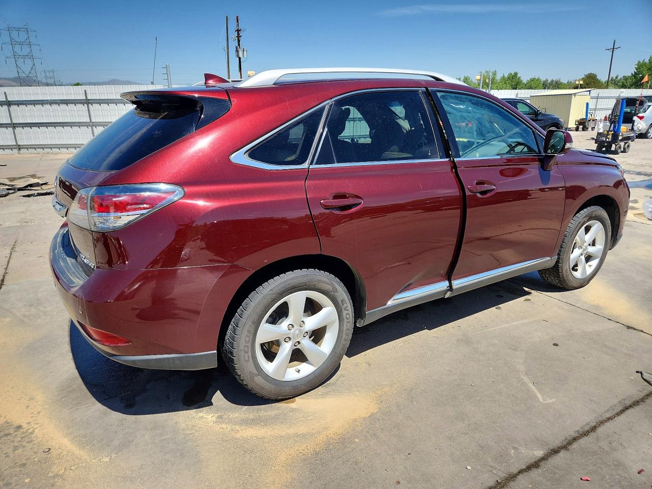 2015 Lexus Rx 350 Base Burgundy vin: 2T2BK1BA7FC275938