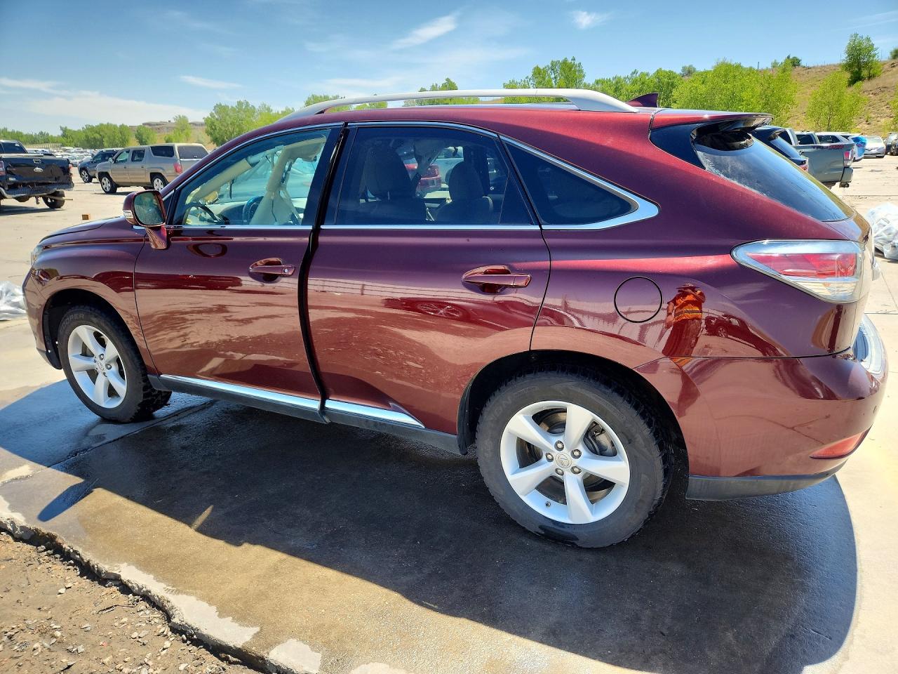 2015 Lexus Rx 350 Base Burgundy vin: 2T2BK1BA7FC275938