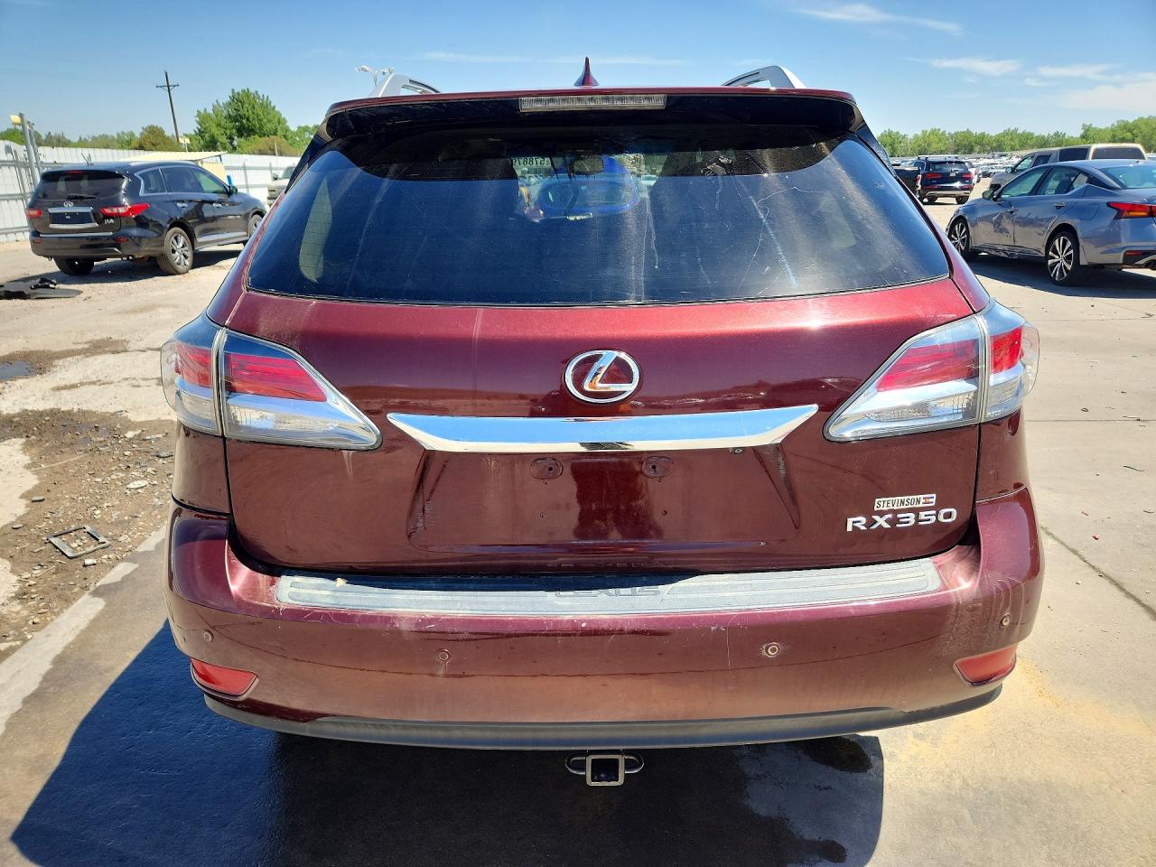 2015 Lexus Rx 350 Base Burgundy vin: 2T2BK1BA7FC275938