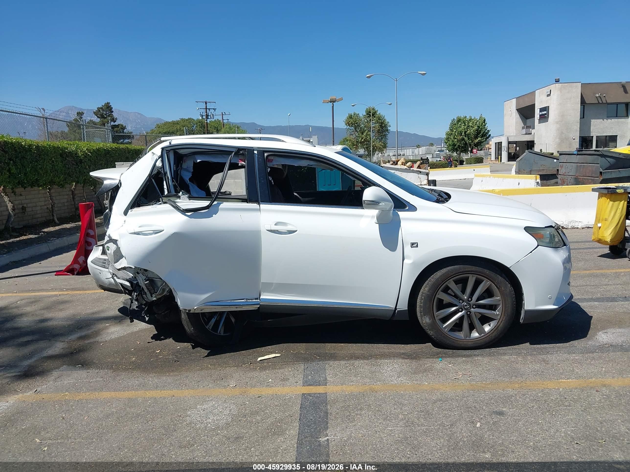 2015 Lexus Rx 350 F Sport White vin: 2T2BK1BA7FC298328