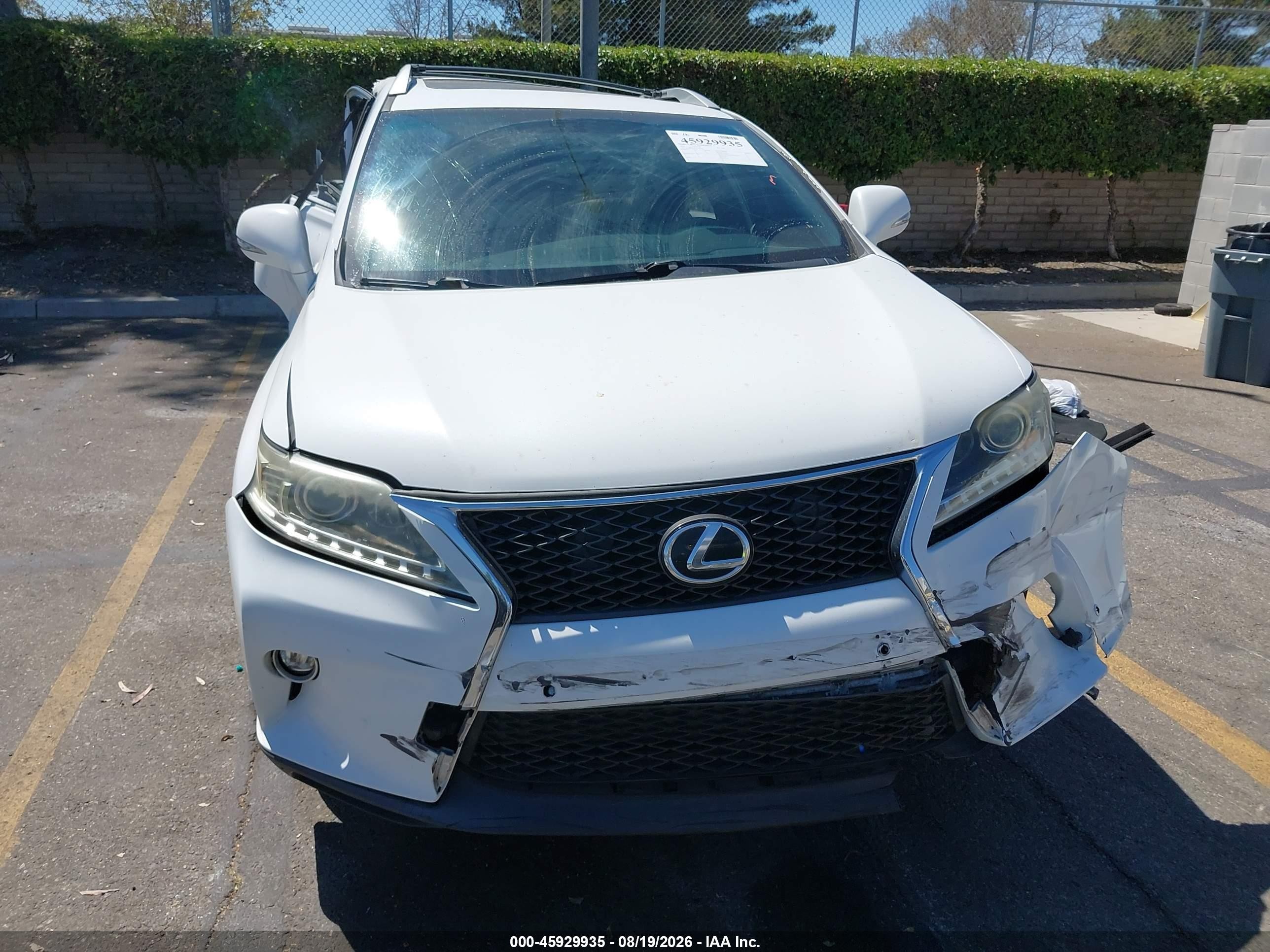 2015 Lexus Rx 350 F Sport White vin: 2T2BK1BA7FC298328