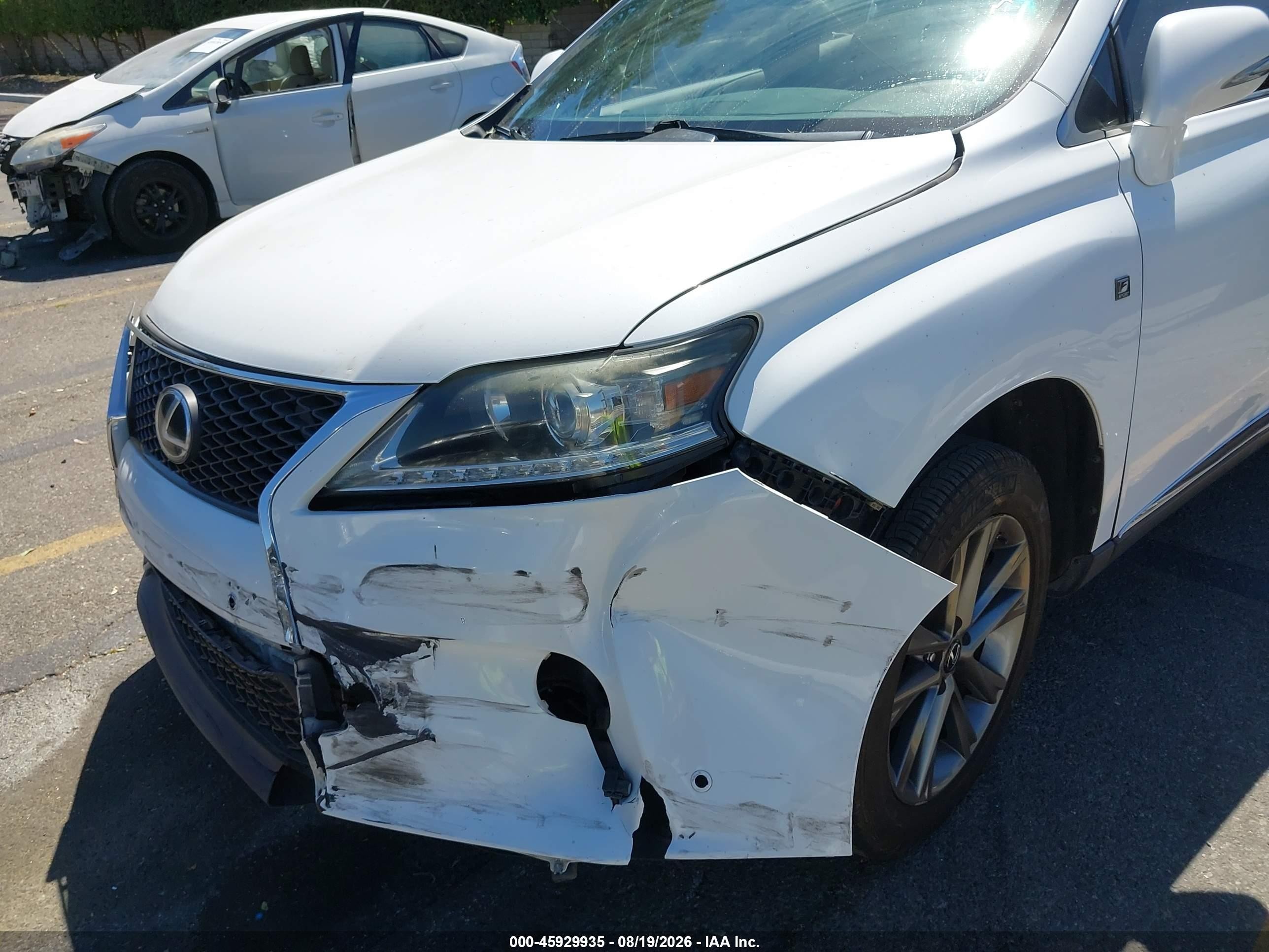 2015 Lexus Rx 350 F Sport White vin: 2T2BK1BA7FC298328