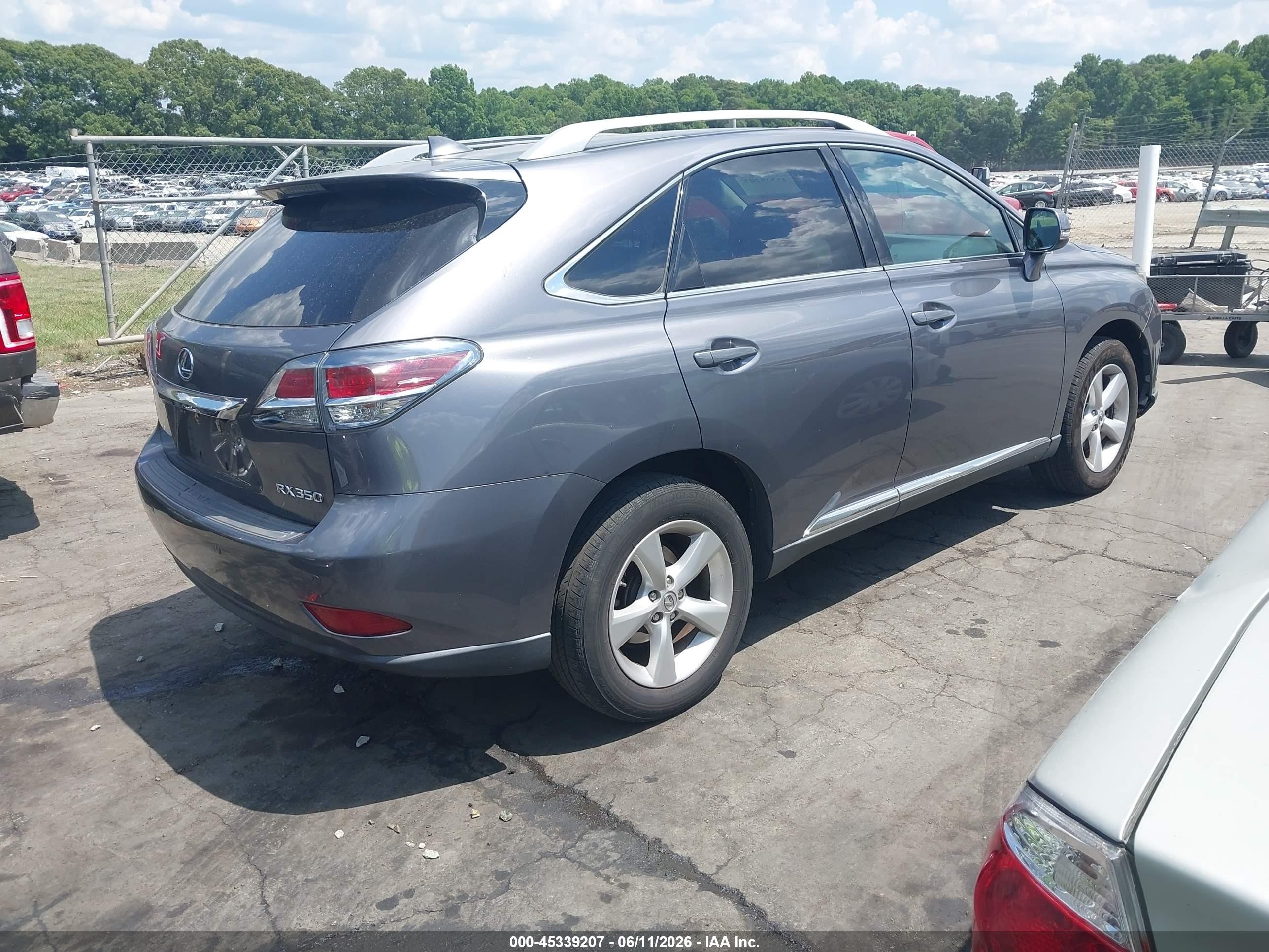 2015 Lexus Rx 350 Gray vin: 2T2BK1BA7FC302541