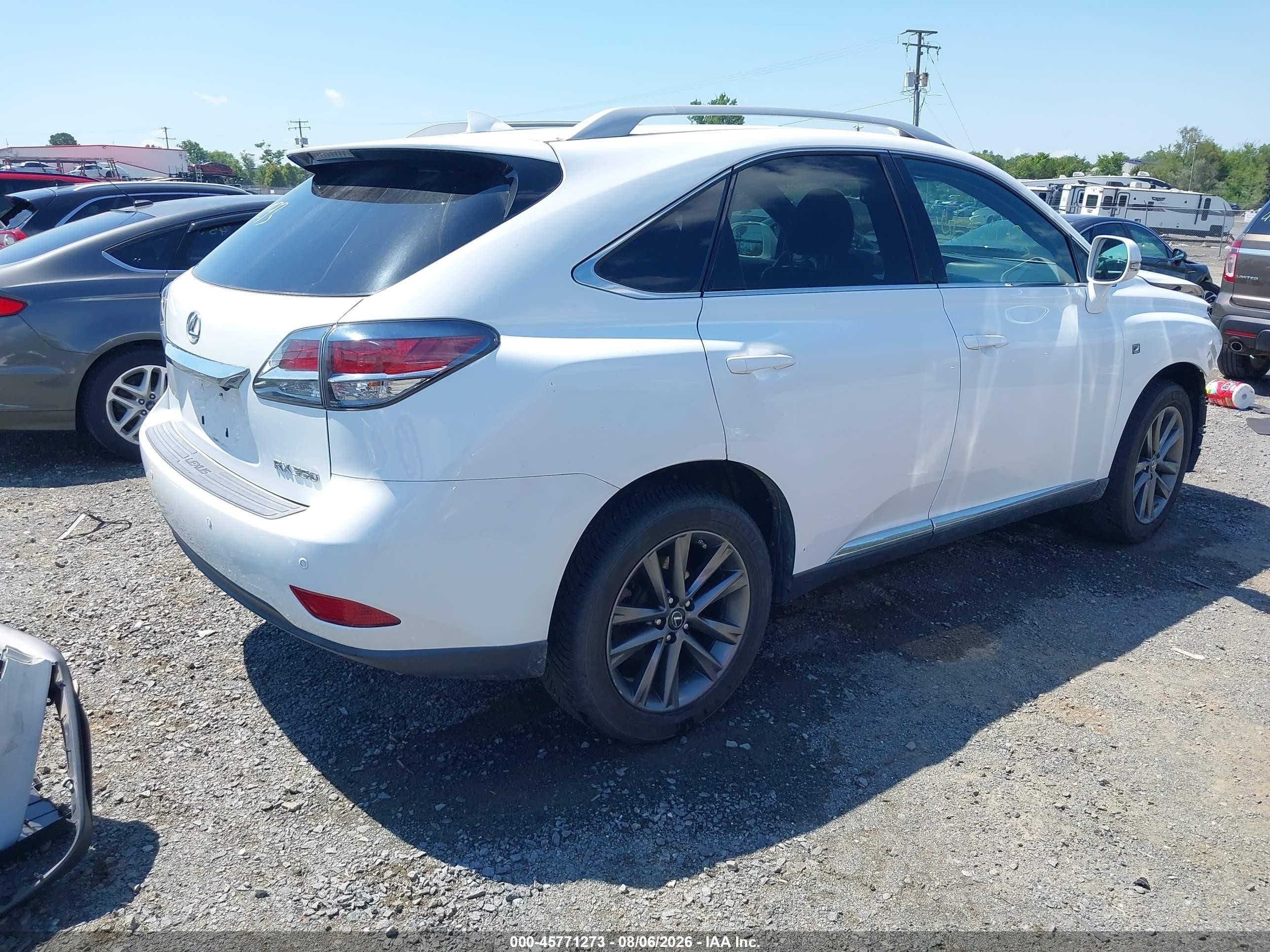 2015 Lexus Rx 350 F Sport White vin: 2T2BK1BA7FC303222