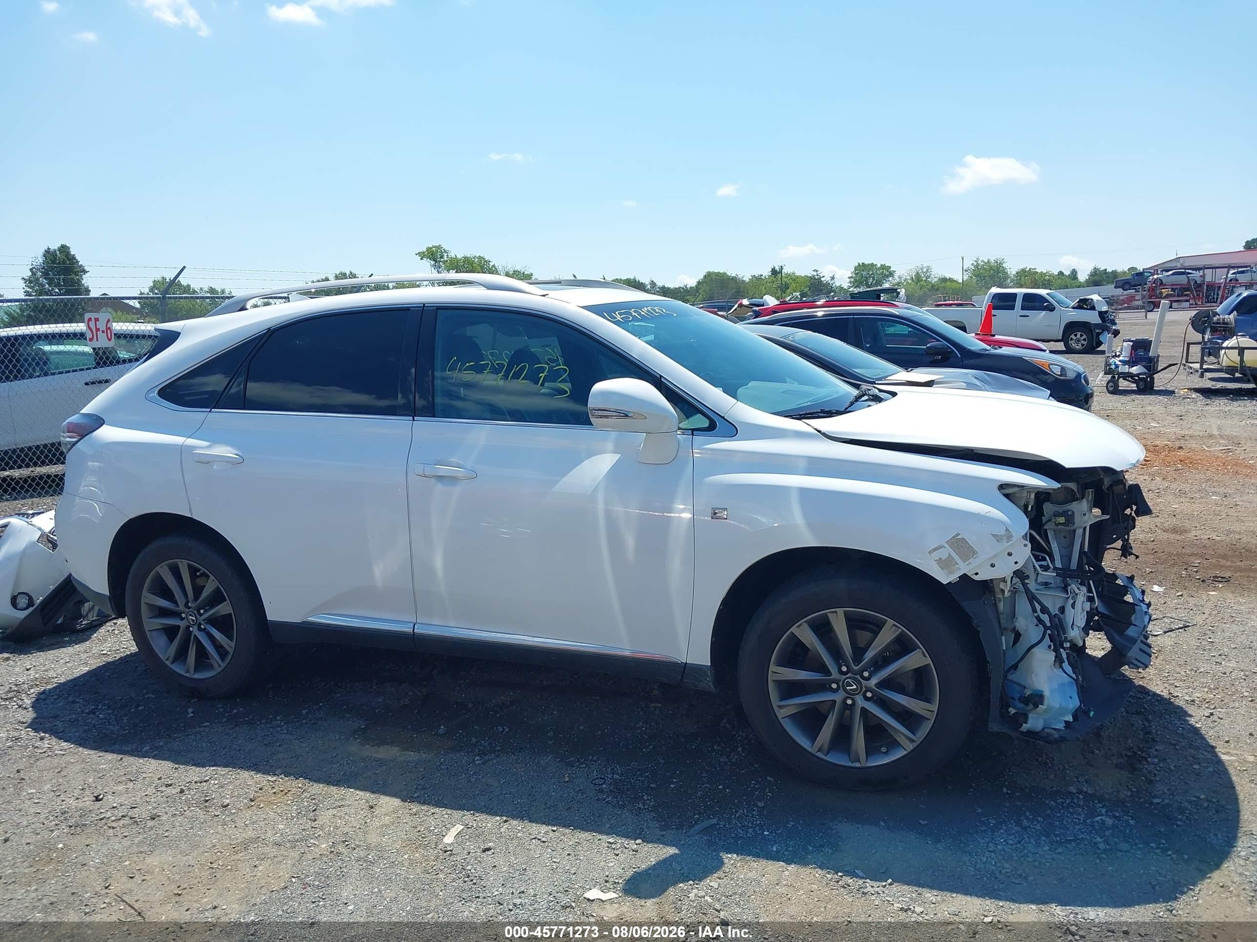 2015 Lexus Rx 350 F Sport White vin: 2T2BK1BA7FC303222