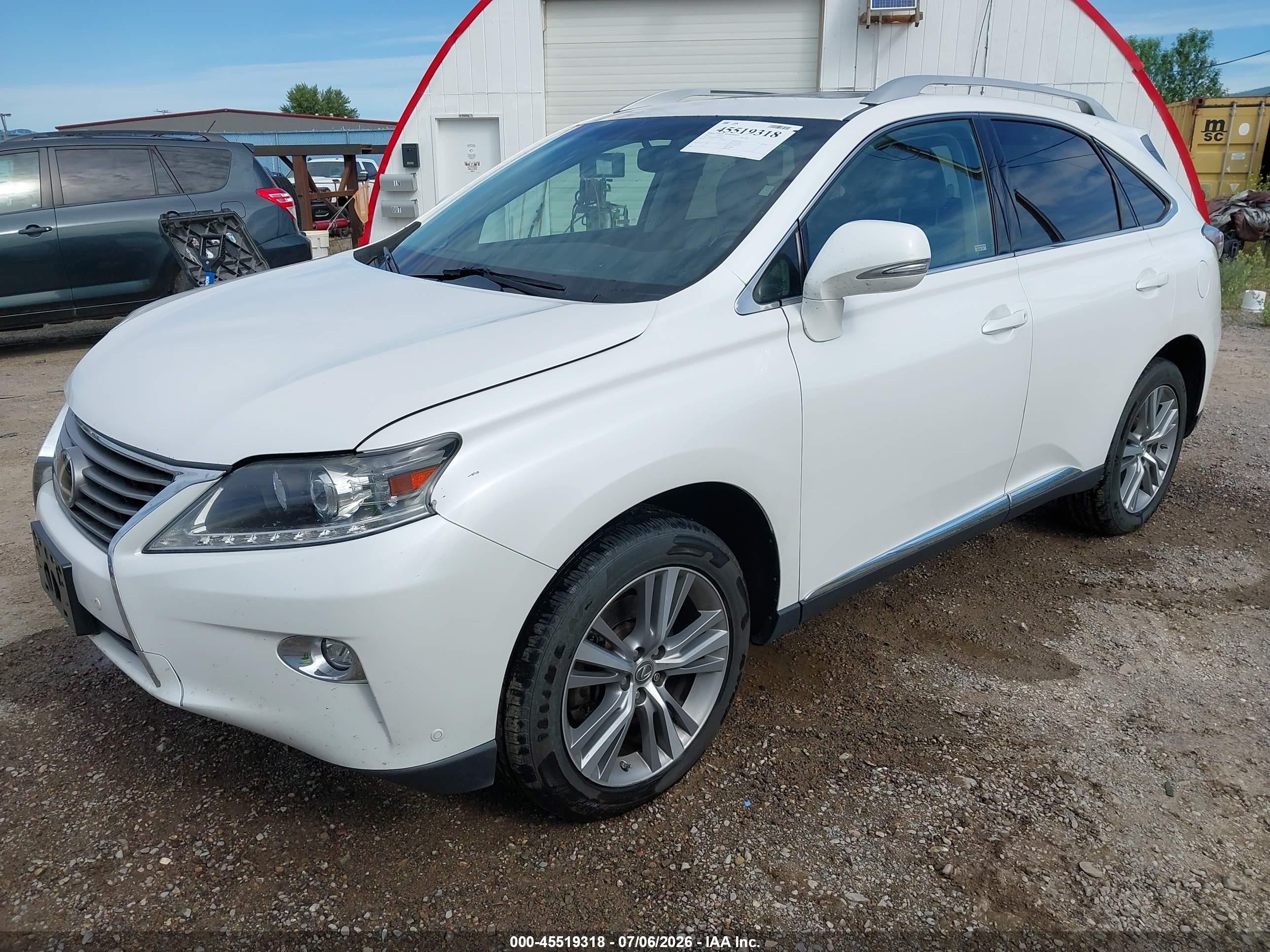 2015 Lexus Rx 350   White vin: 2T2BK1BA7FC307836