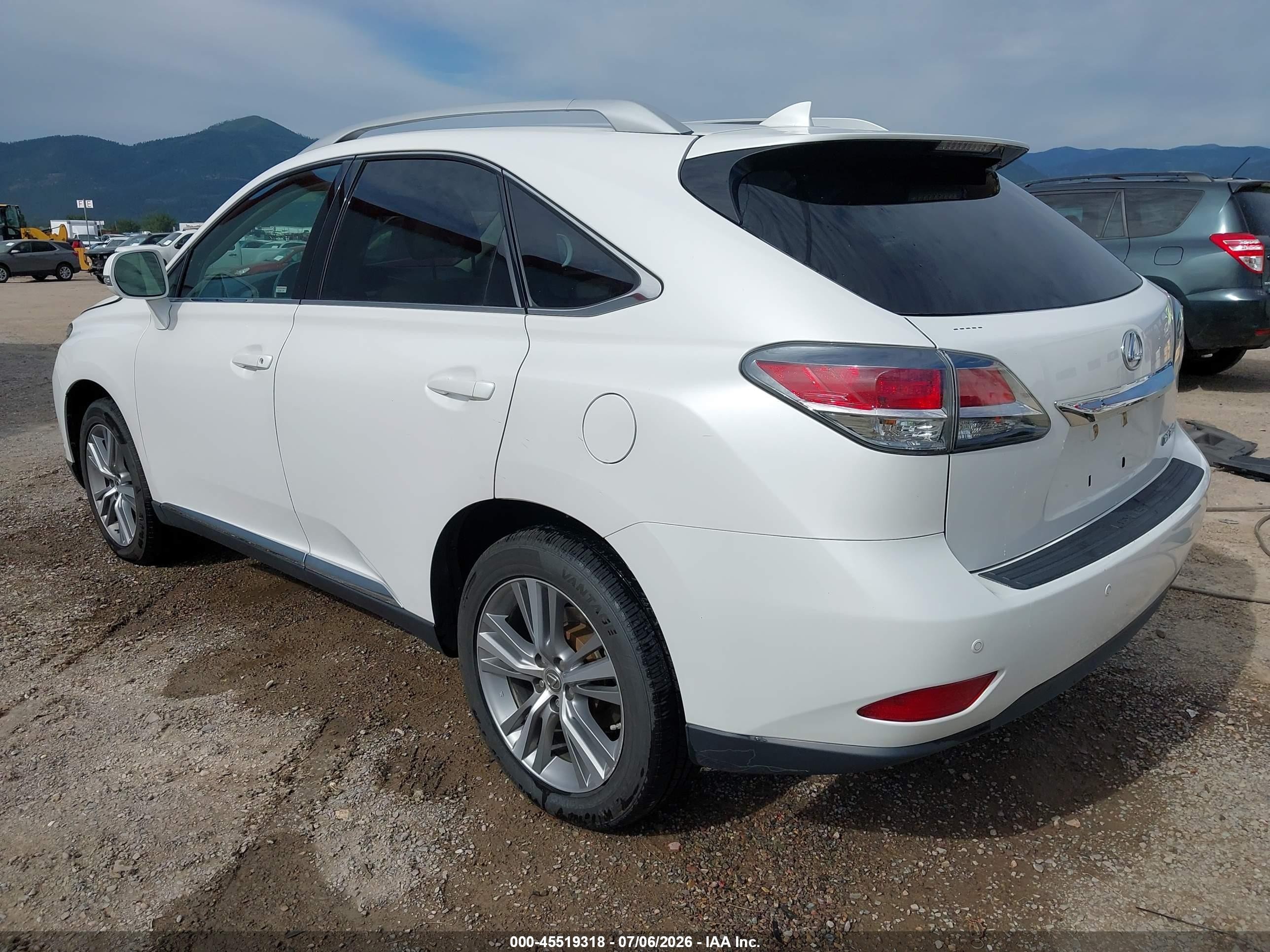 2015 Lexus Rx 350   White vin: 2T2BK1BA7FC307836