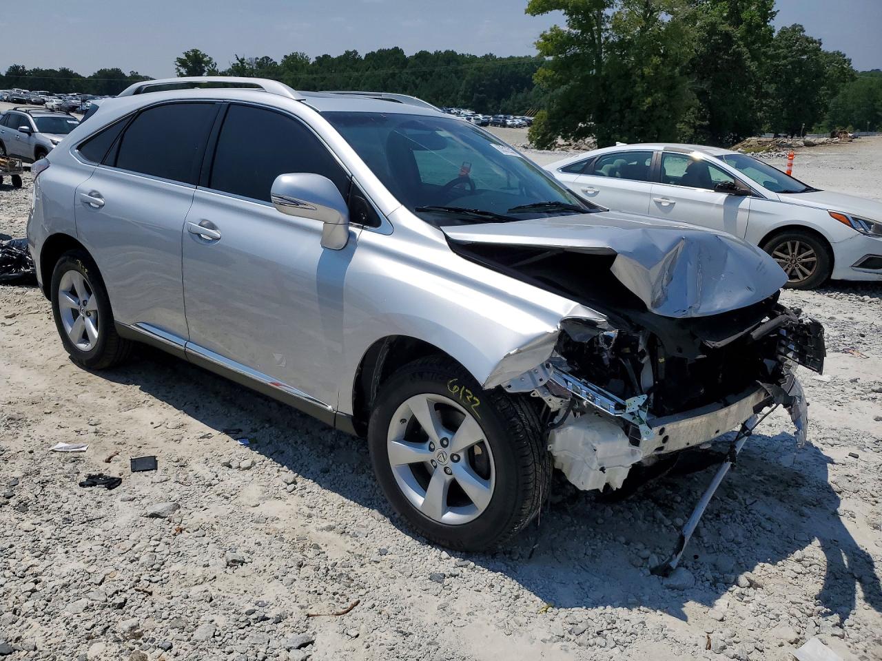 2015 Lexus Rx 350 Base Silver vin: 2T2BK1BA7FC316875