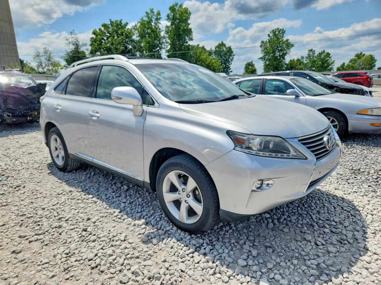 2015 Lexus Rx 350 Base Silver vin: 2T2BK1BA7FC338083