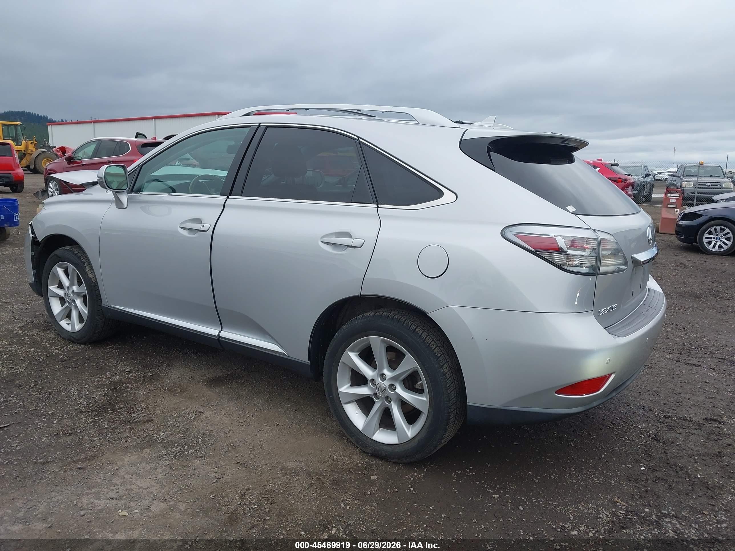 2010 Lexus Rx 350   Silver vin: 2T2BK1BA8AC005366