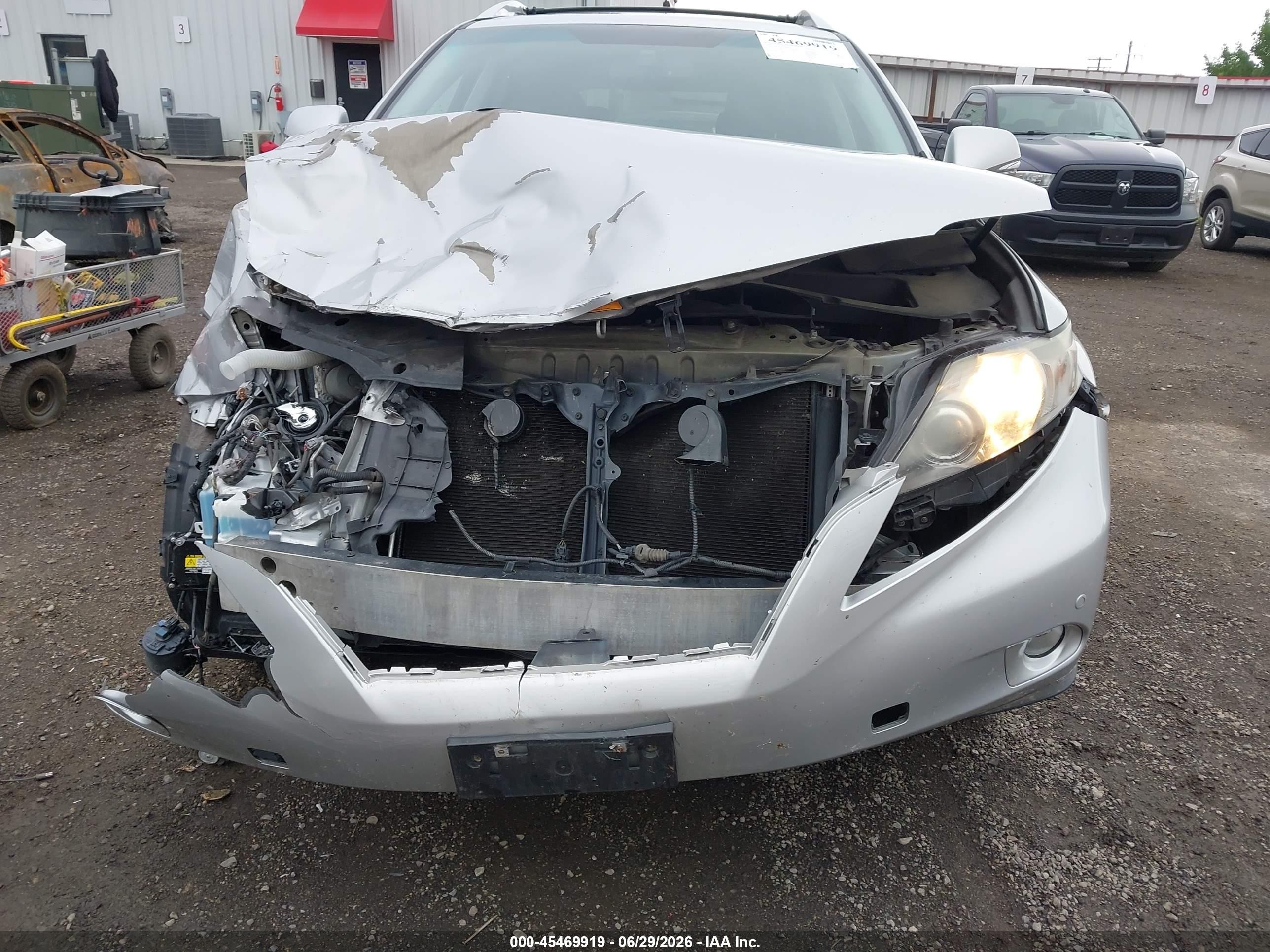 2010 Lexus Rx 350   Silver vin: 2T2BK1BA8AC005366