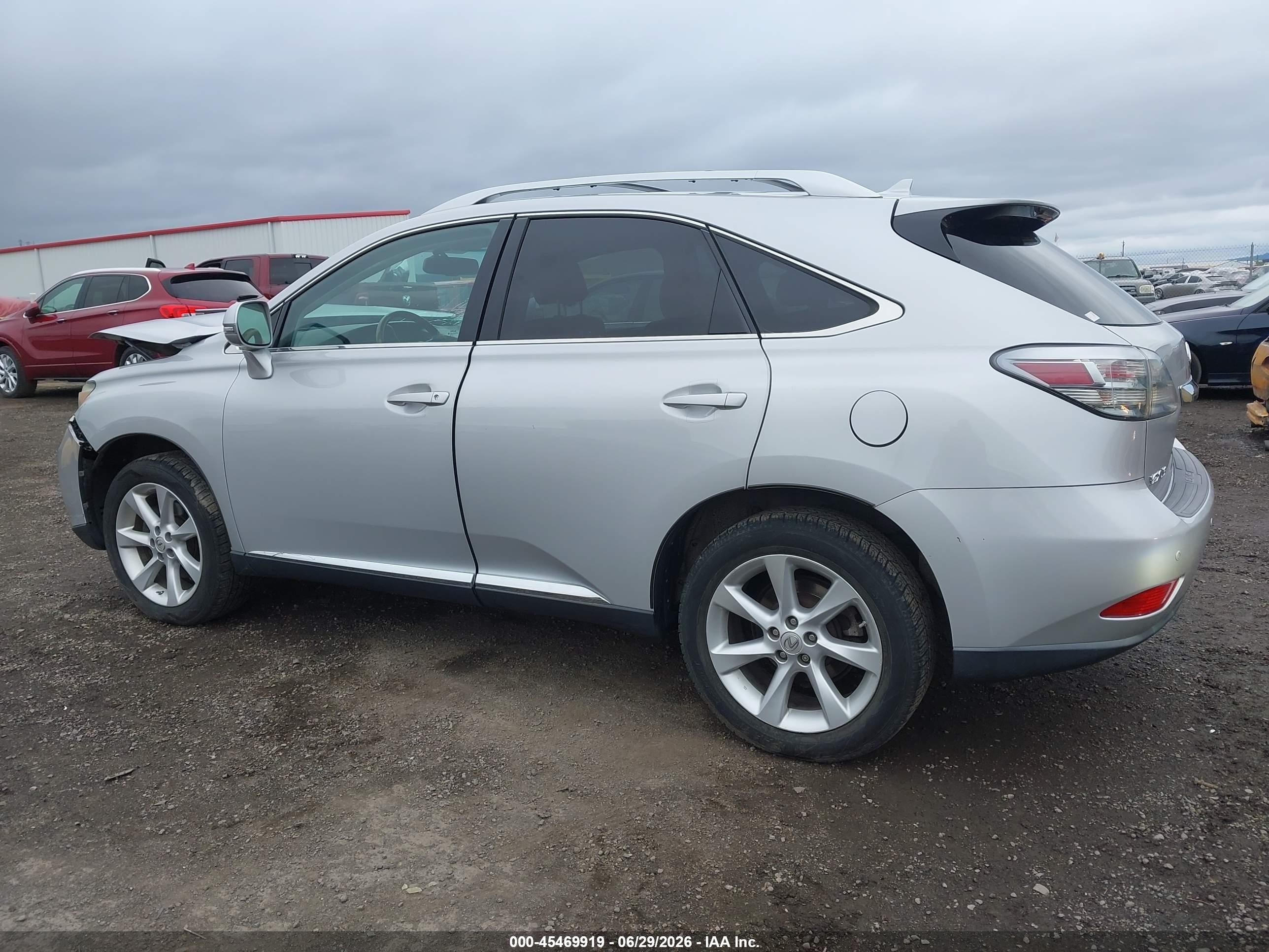 2010 Lexus Rx 350   Silver vin: 2T2BK1BA8AC005366