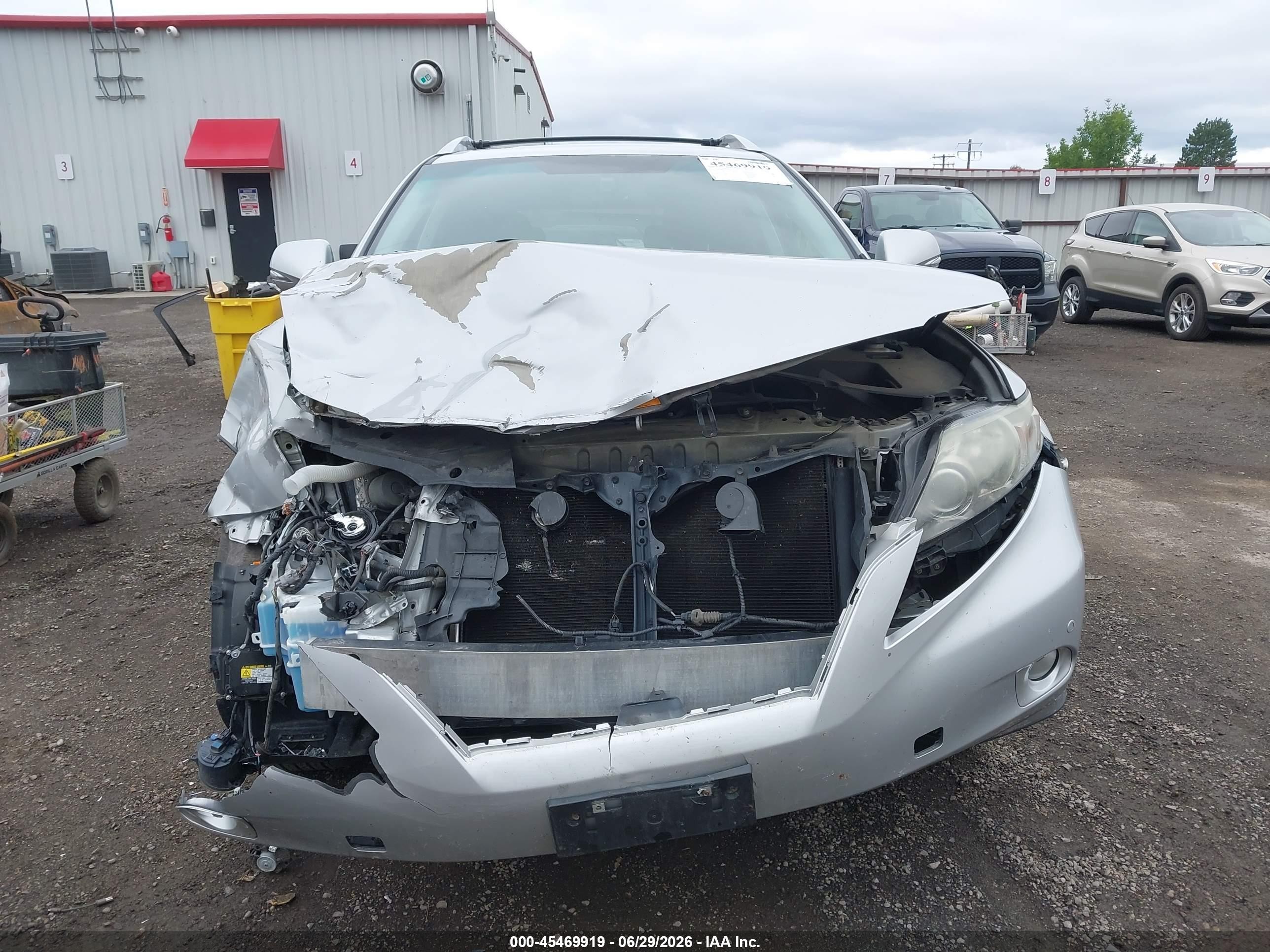 2010 Lexus Rx 350   Silver vin: 2T2BK1BA8AC005366