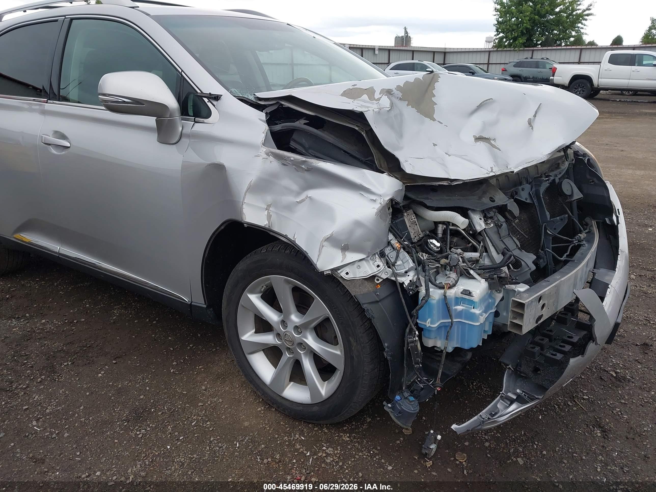 2010 Lexus Rx 350   Silver vin: 2T2BK1BA8AC005366