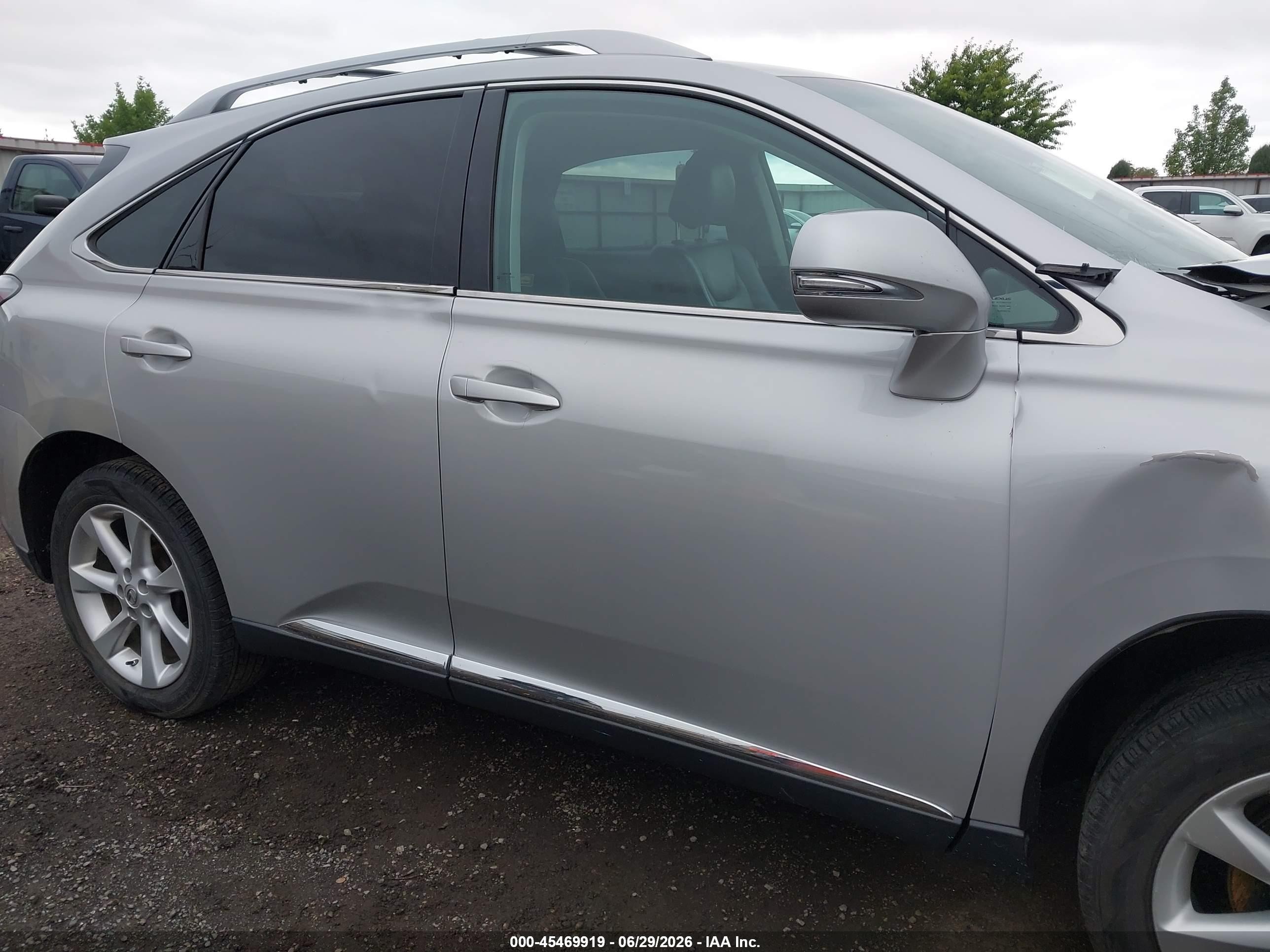 2010 Lexus Rx 350   Silver vin: 2T2BK1BA8AC005366