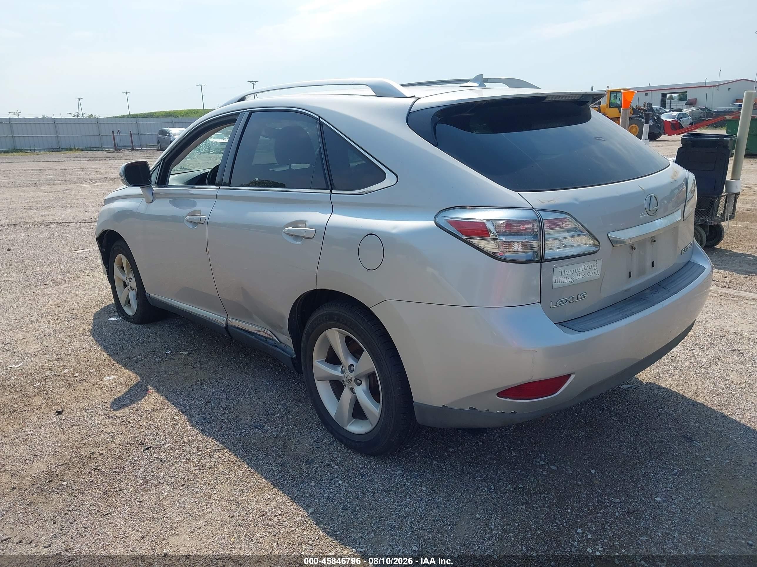 2010 Lexus Rx 350   Silver vin: 2T2BK1BA8AC008042