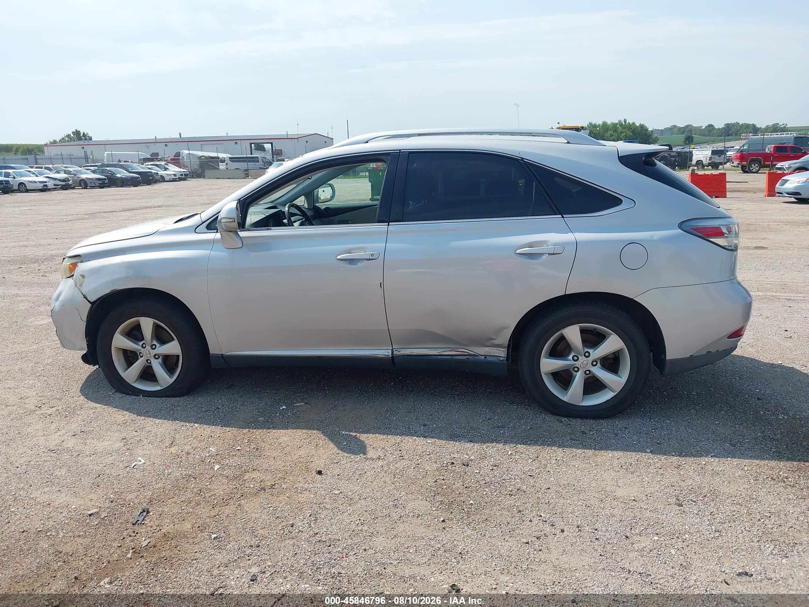 2010 Lexus Rx 350   Silver vin: 2T2BK1BA8AC008042