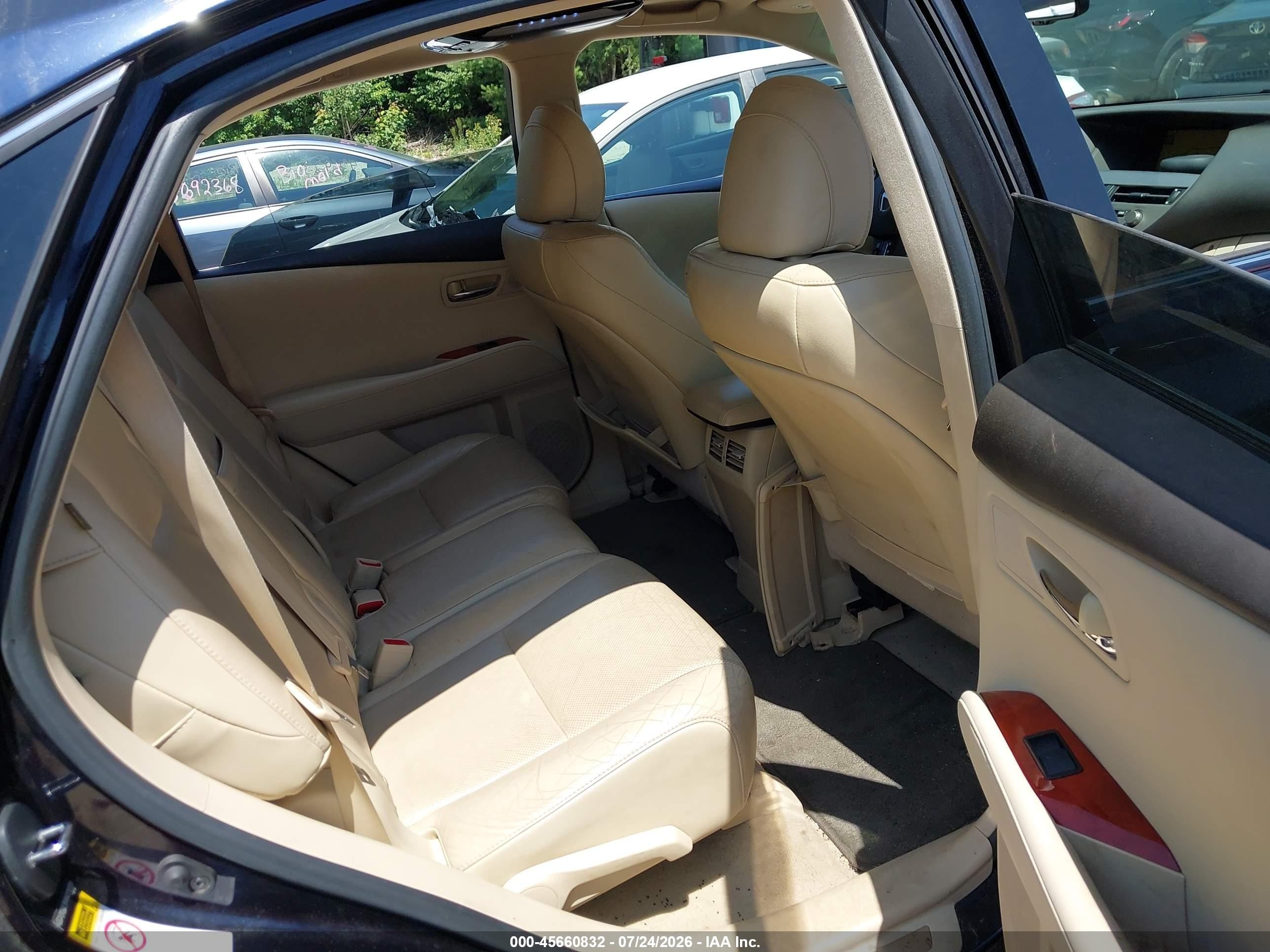 2010 Lexus Rx 350   Blue vin: 2T2BK1BA8AC010129