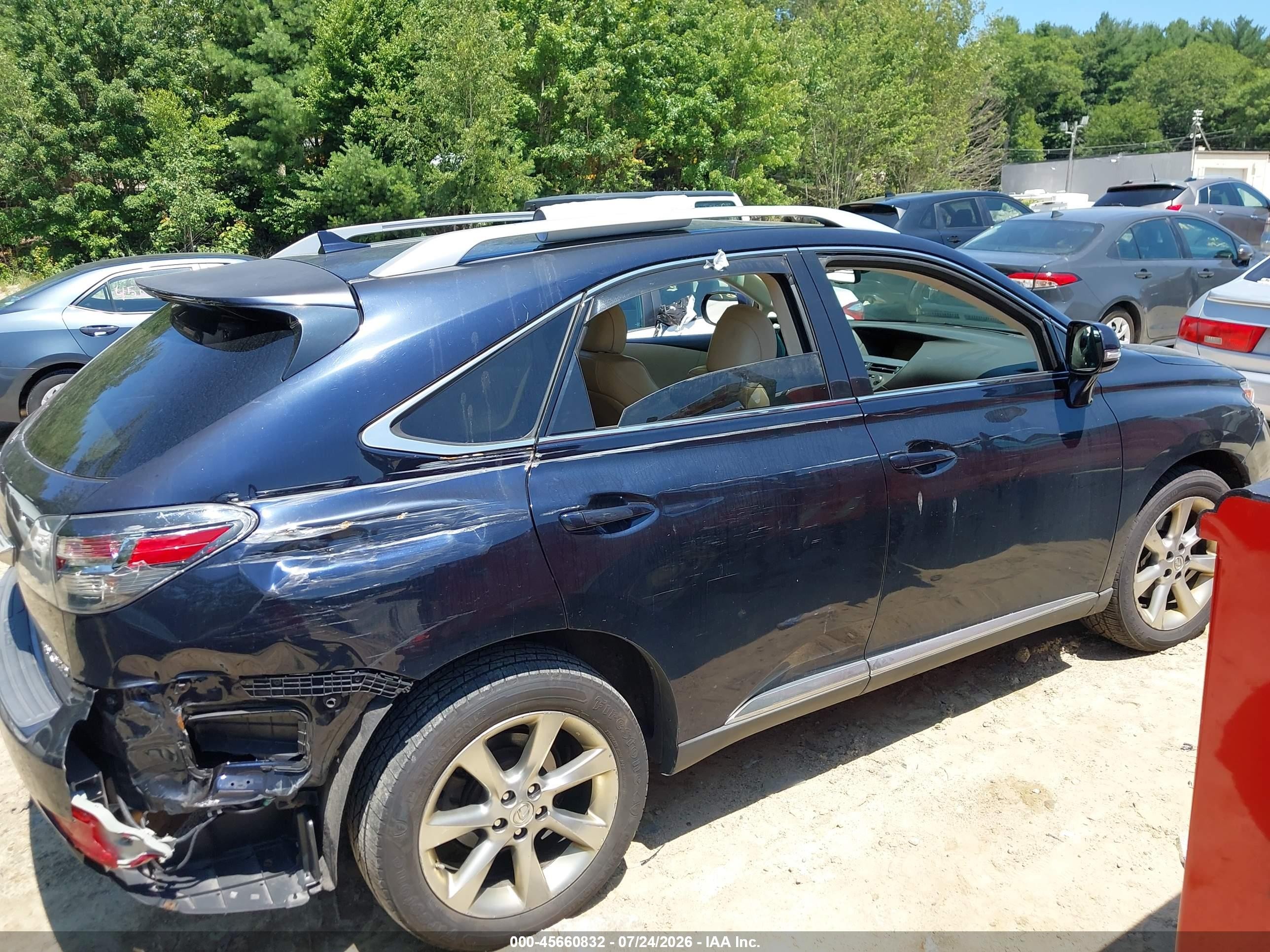 2010 Lexus Rx 350   Blue vin: 2T2BK1BA8AC010129