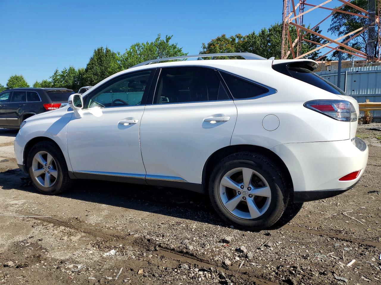 2010 Lexus Rx 350 White vin: 2T2BK1BA8AC011555