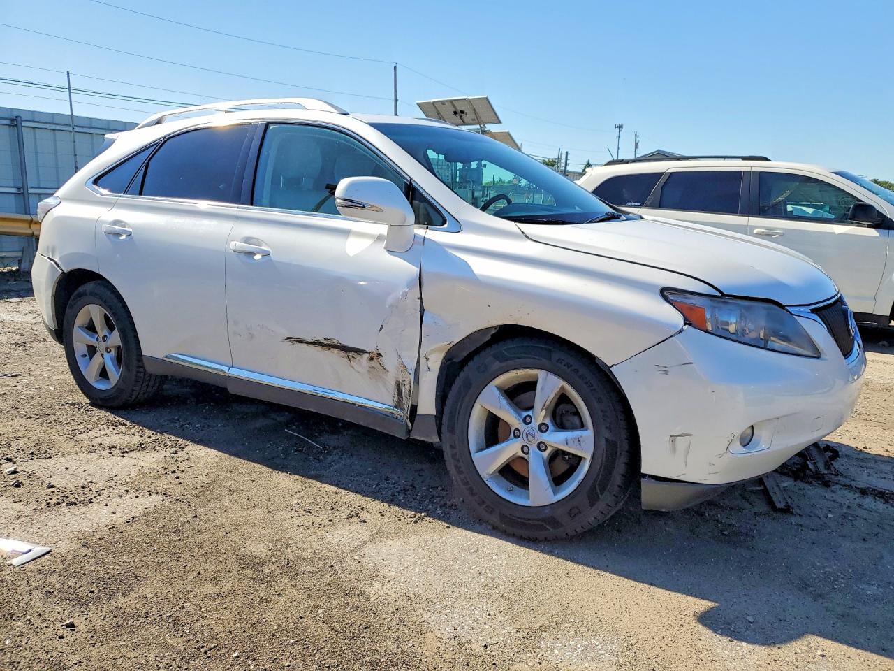 2010 Lexus Rx 350 White vin: 2T2BK1BA8AC011555