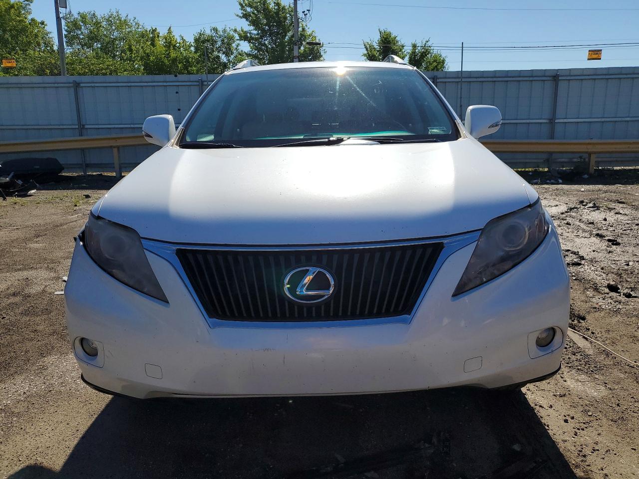 2010 Lexus Rx 350 White vin: 2T2BK1BA8AC011555
