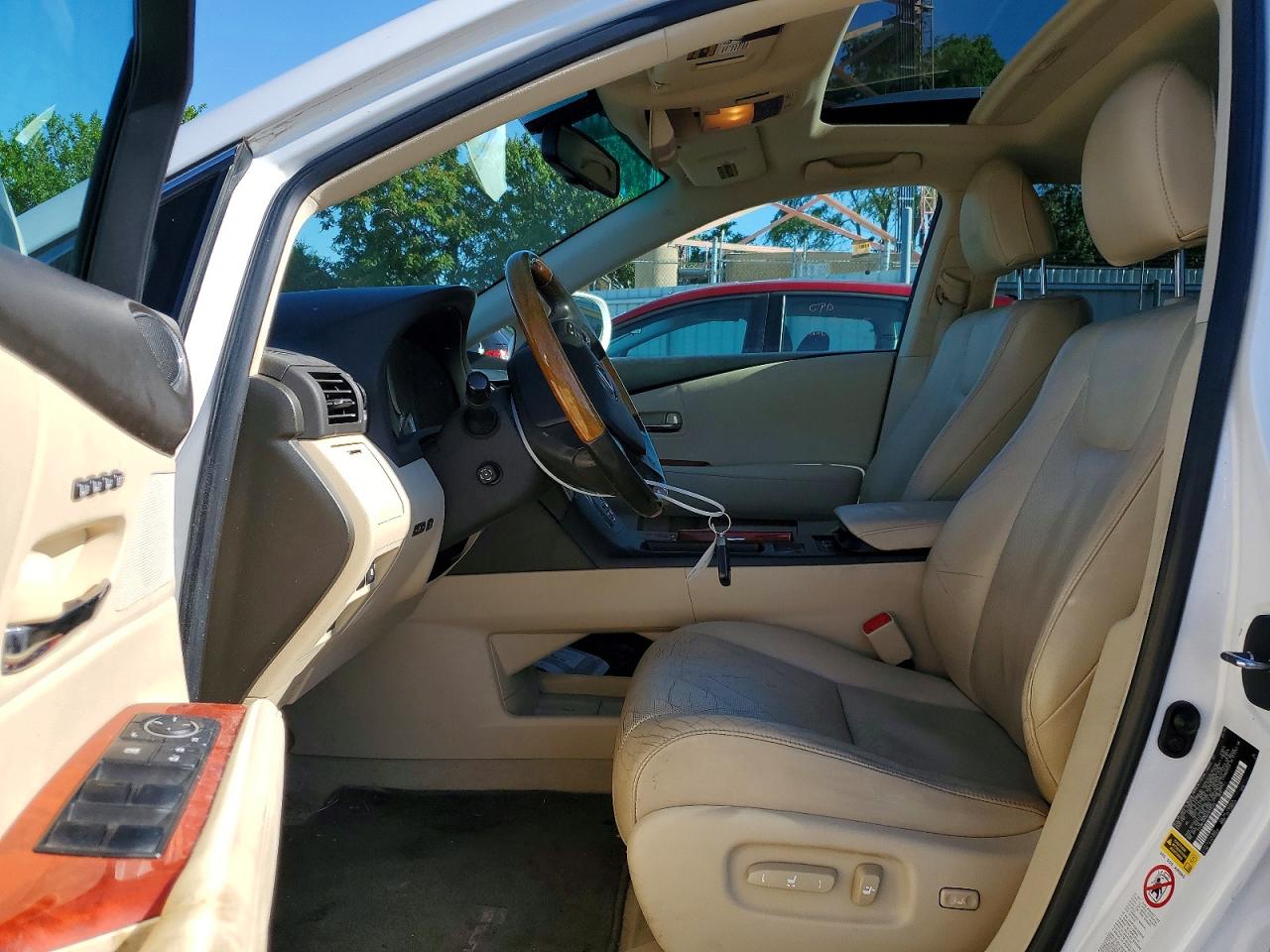 2010 Lexus Rx 350 White vin: 2T2BK1BA8AC011555